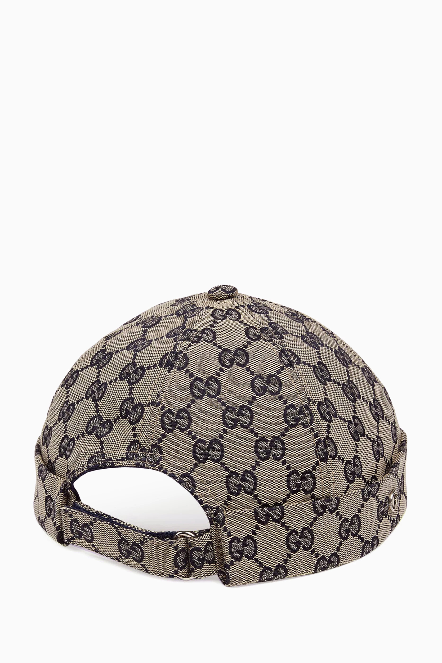 Buy Gucci Blue GG Supreme Hat in Cotton canvas For Men Online Ounass UAE