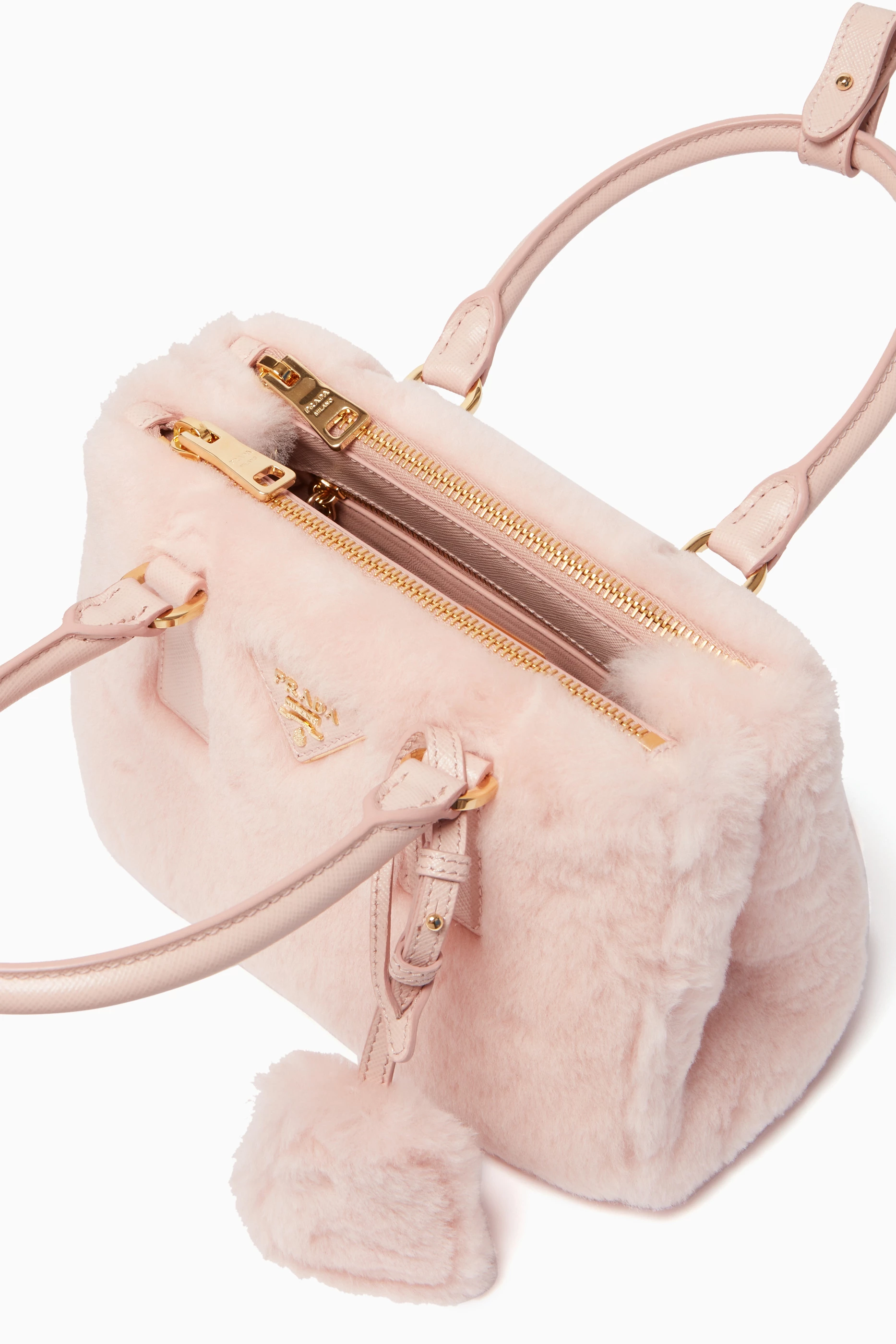 Fur prada bag outlet