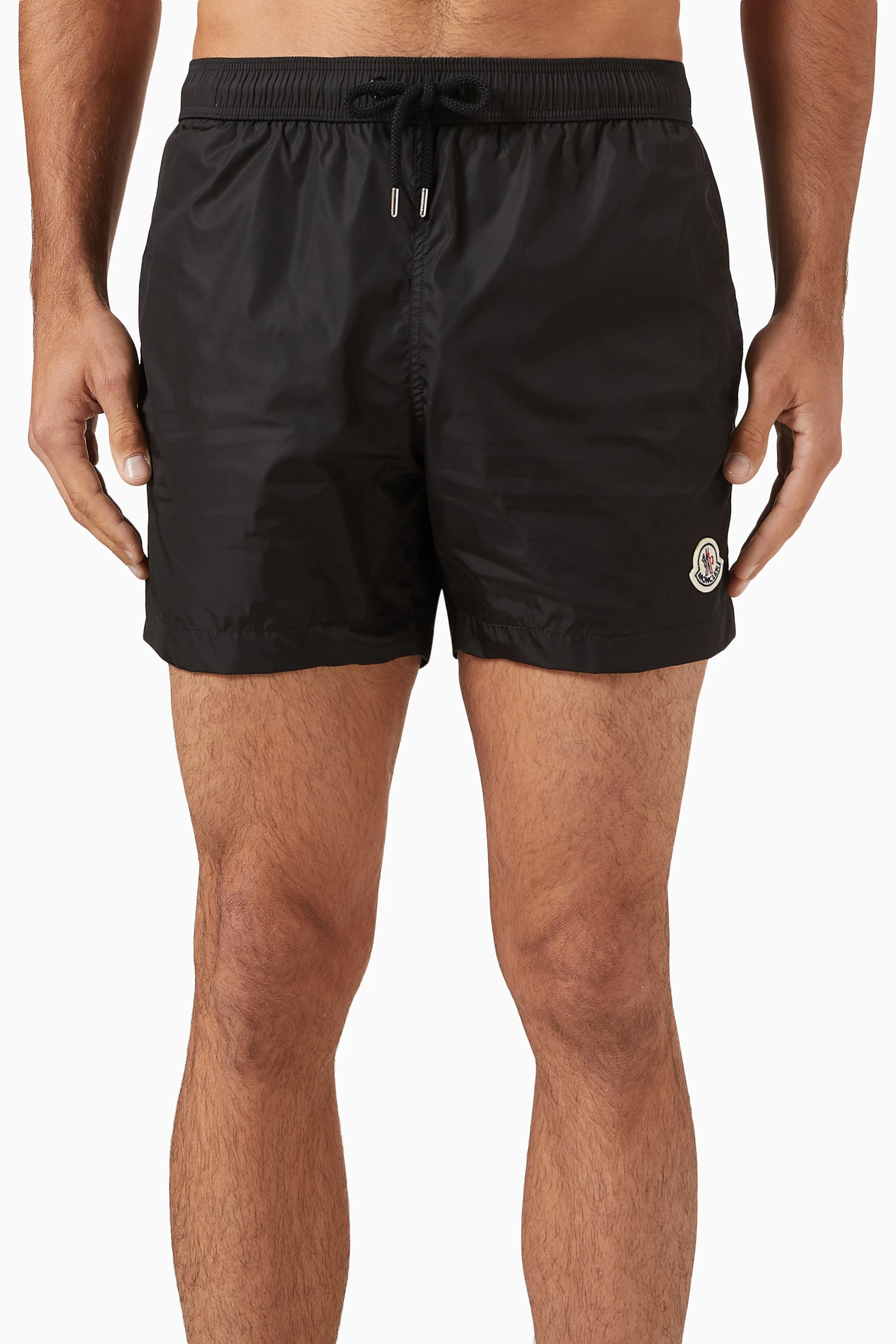 Buy Moncler Black Swim Shorts in Nylon For Men Online Ounass UAE