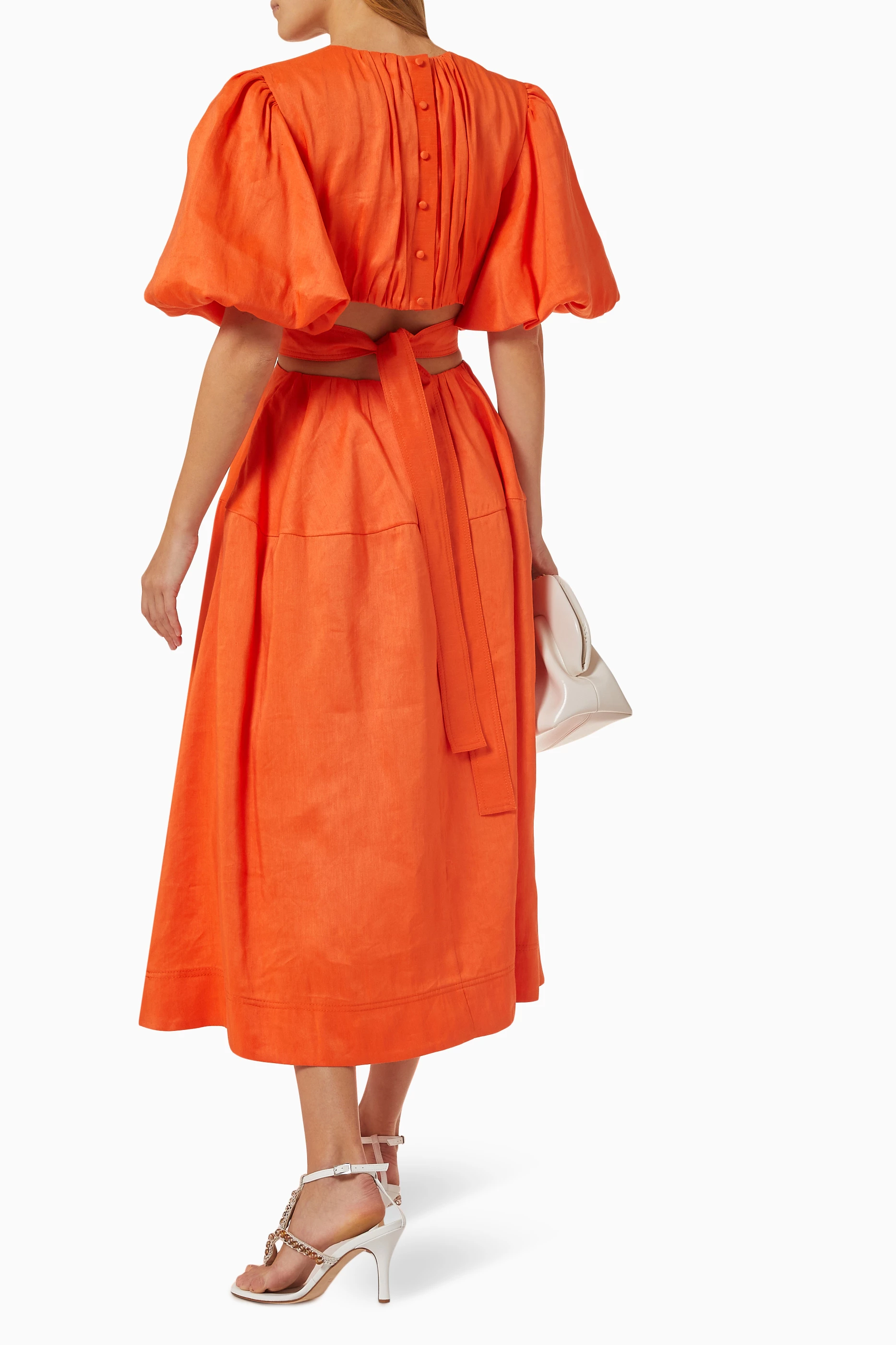 aje cosette tie back midi dress TOOWOOMBA DRESS HIRE | LJ LOVER   Wearing the much loved AJE midi. What  a beautiful colour on you Mikeely xo AJE | COSETTE TIE BACK MIDI Available  in size