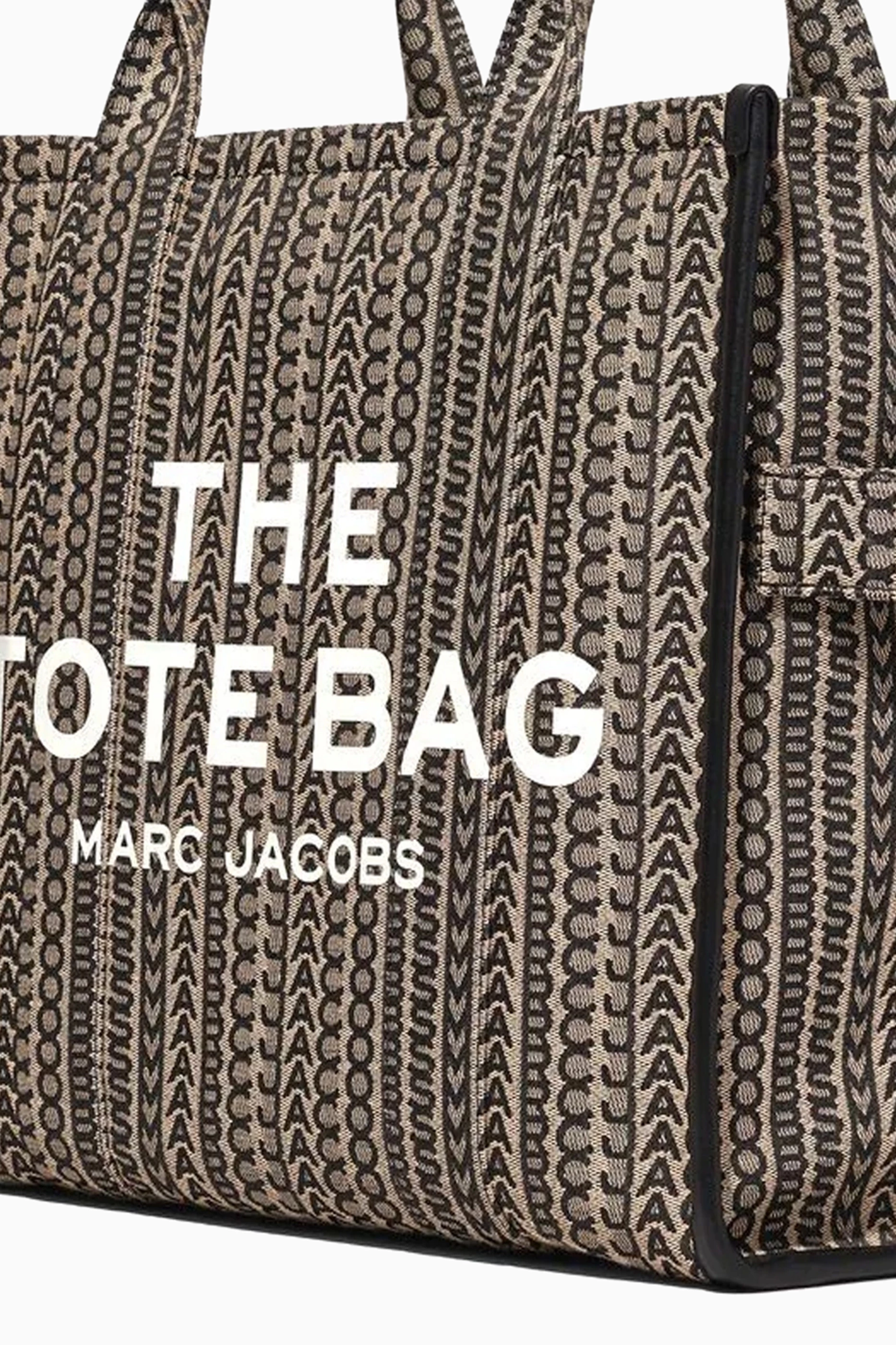 Buy Marc Jacobs Neutral Large The Monogram Tote Bag in Jacquard For Women Online Ounass UAE