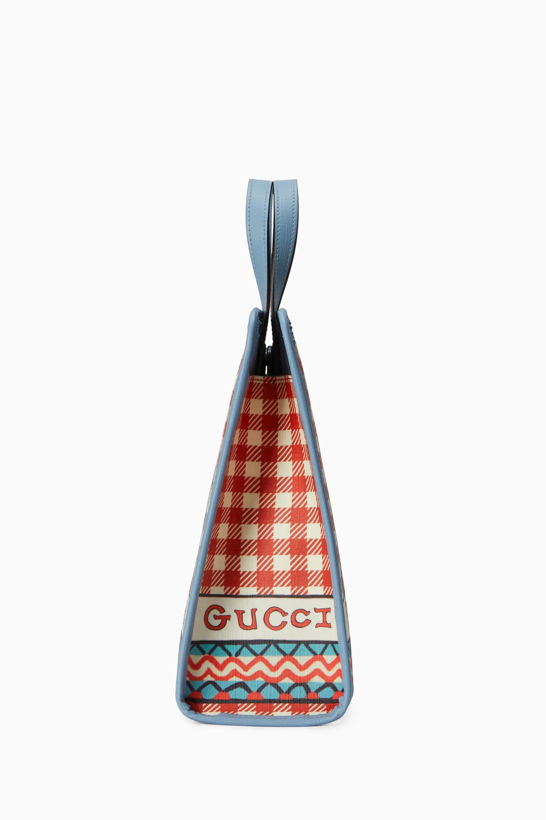 Buy Gucci Multicolour Cat Print Top Handle Bag in Canvas For Girls Online Ounass UAE