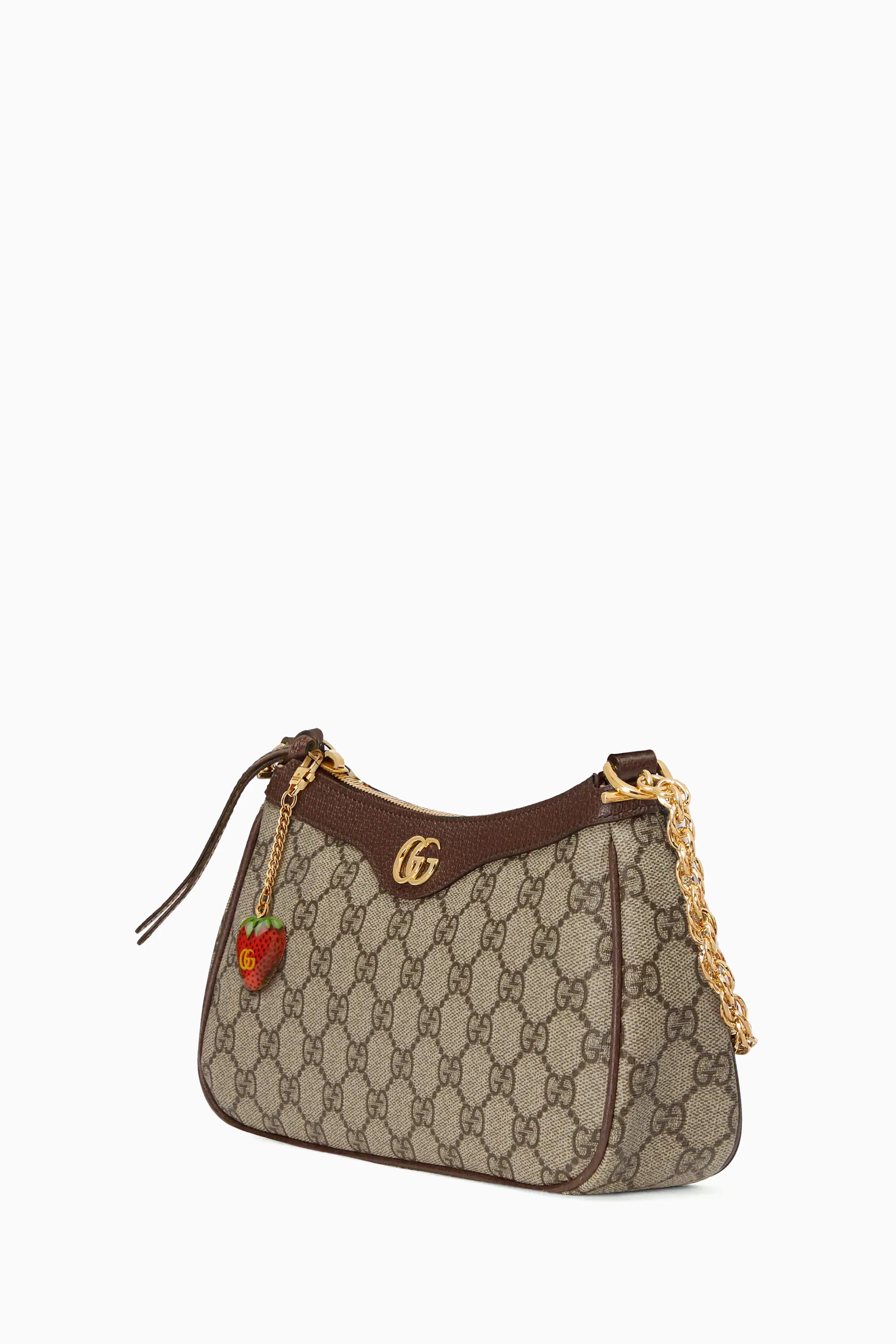 Buy Gucci Brown Small Ophidia Shoulder Bag in GG Supreme Canvas For Women Online Ounass UAE