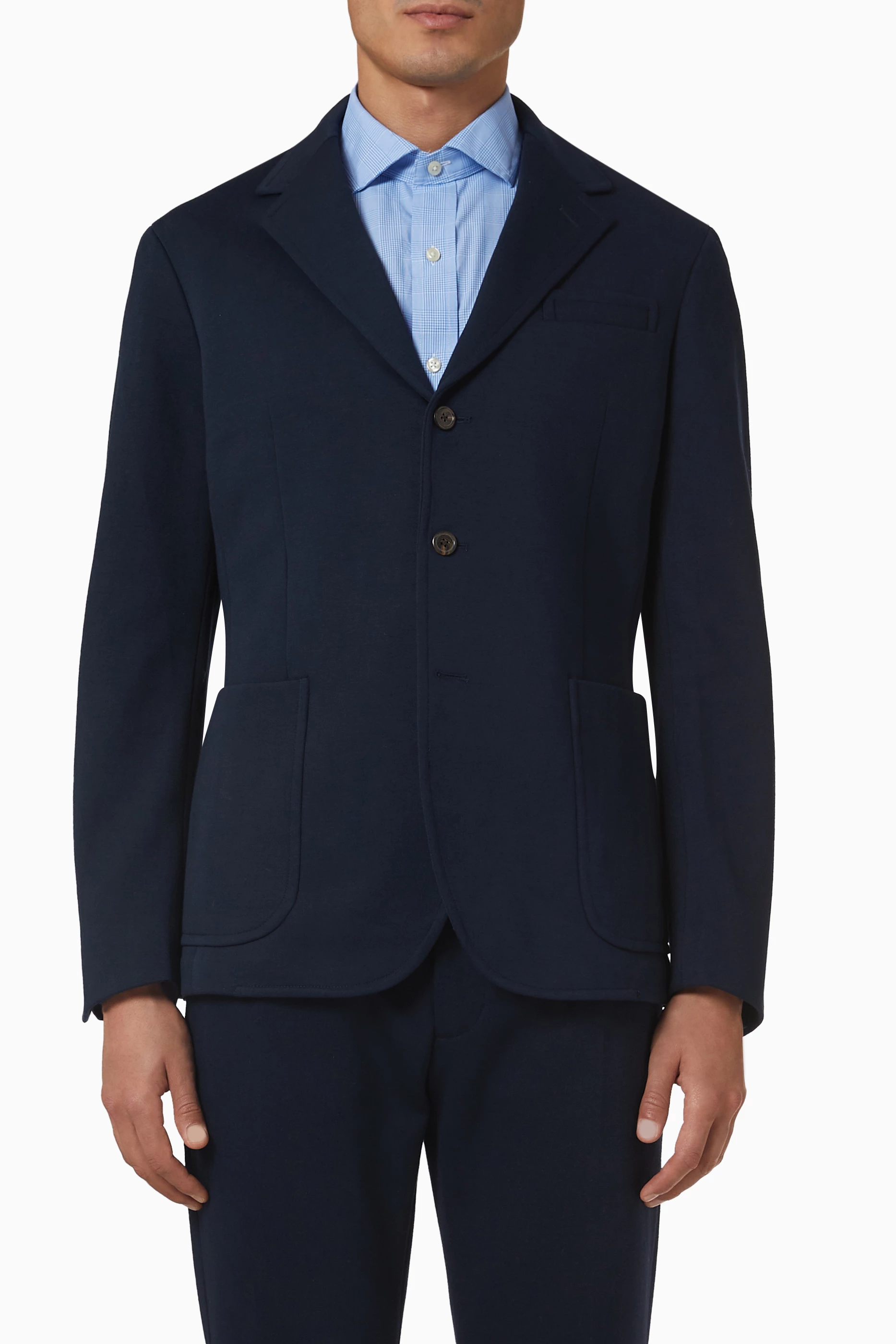 Navy blue ralph lauren blazer 2025