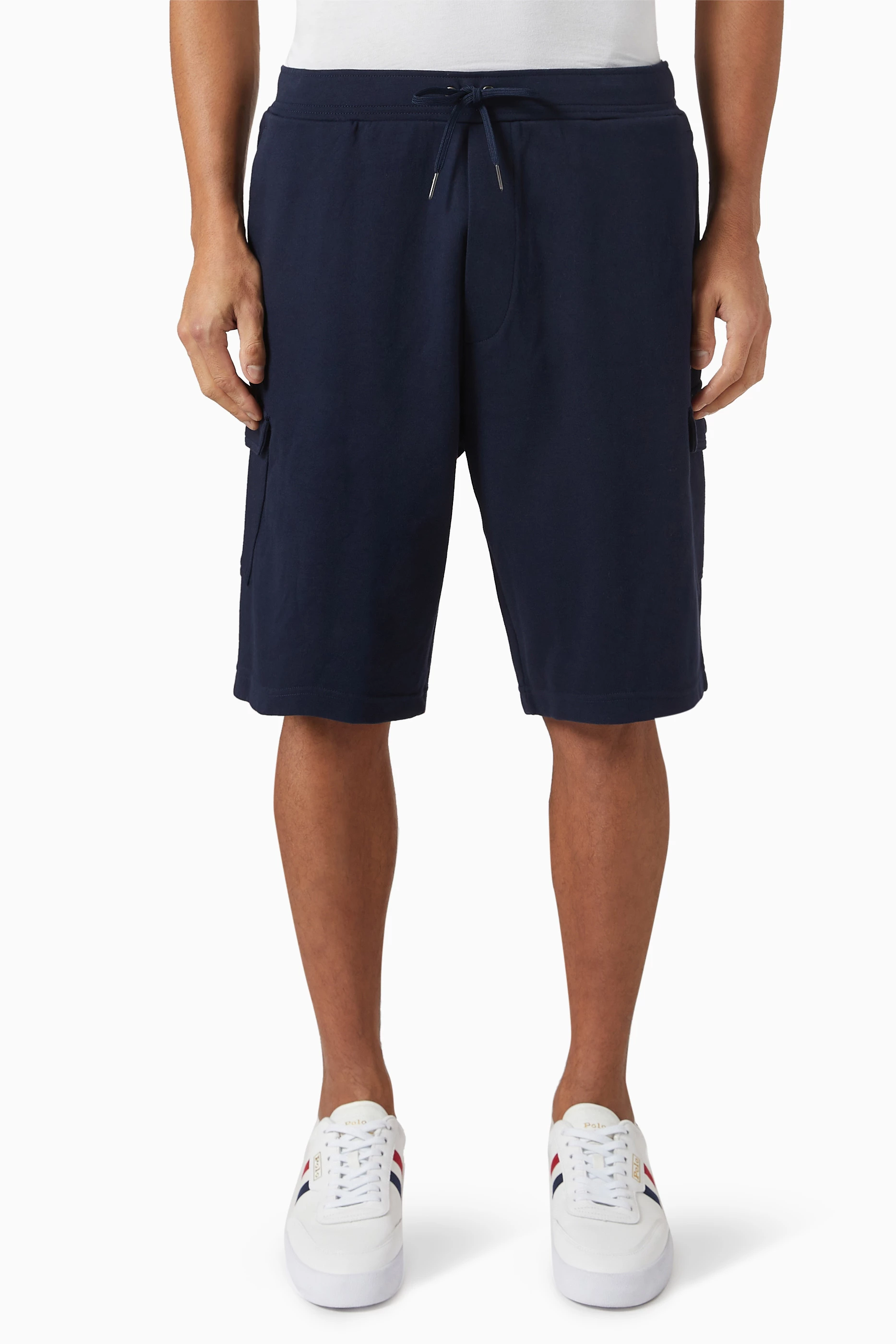 Buy Polo Ralph Lauren Blue Cargo Shorts in Cotton For Men Online