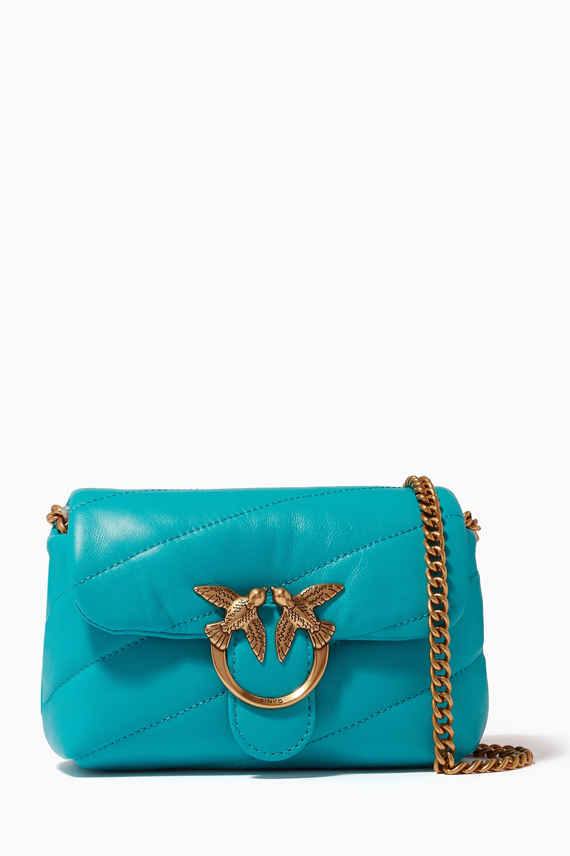 Love Bag Puff Maxi Quilt Pinko Baby Love Monogram Buy PINKO Blue