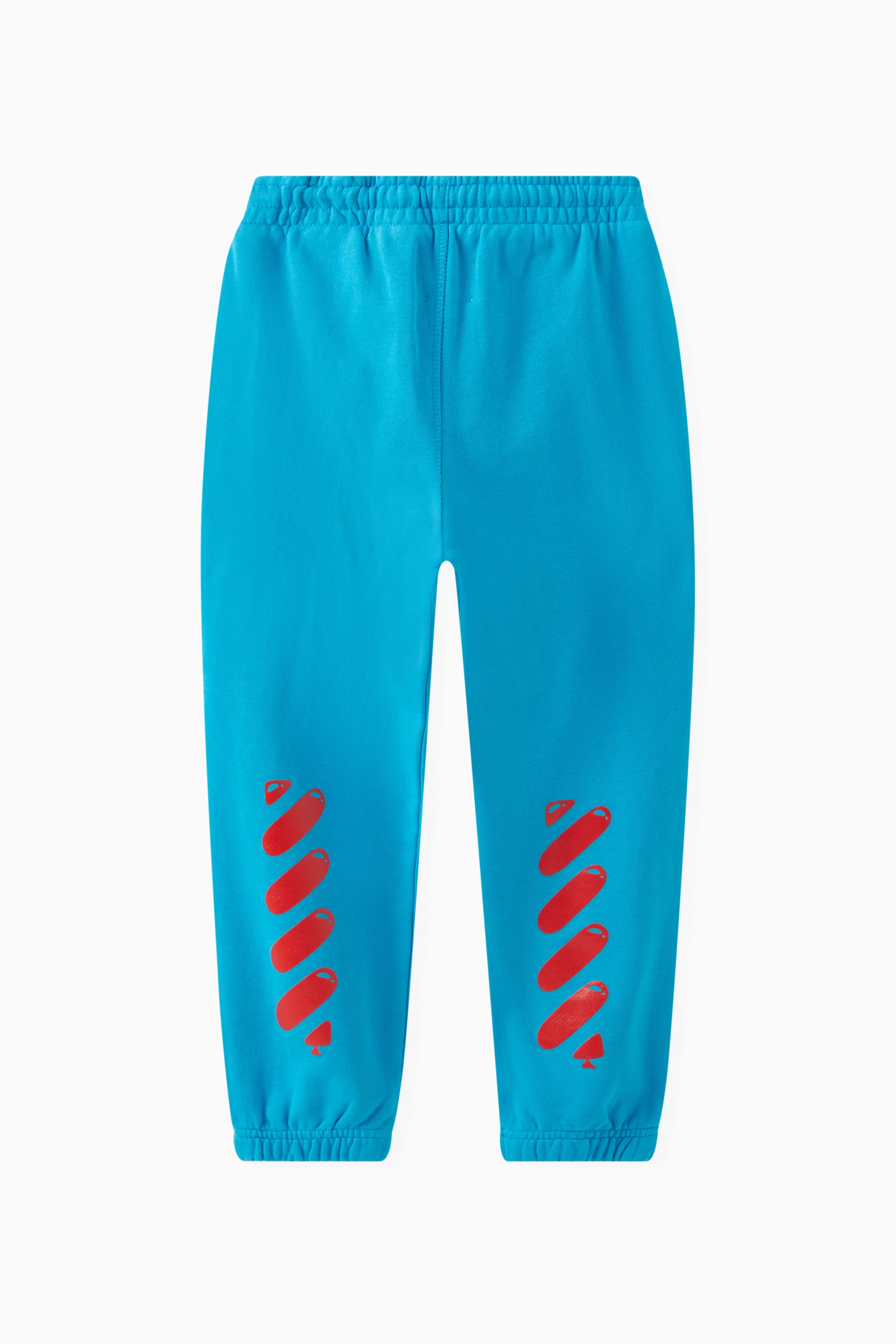 Buy Off White Blue Signature Diag Stripe Sweatpants in Cotton For Boys Online Ounass UAE