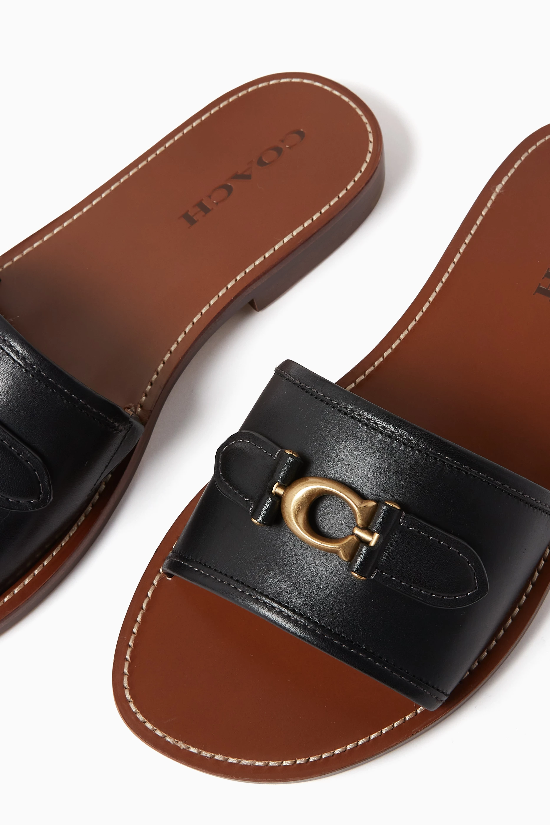 Coach flat sandals on sale