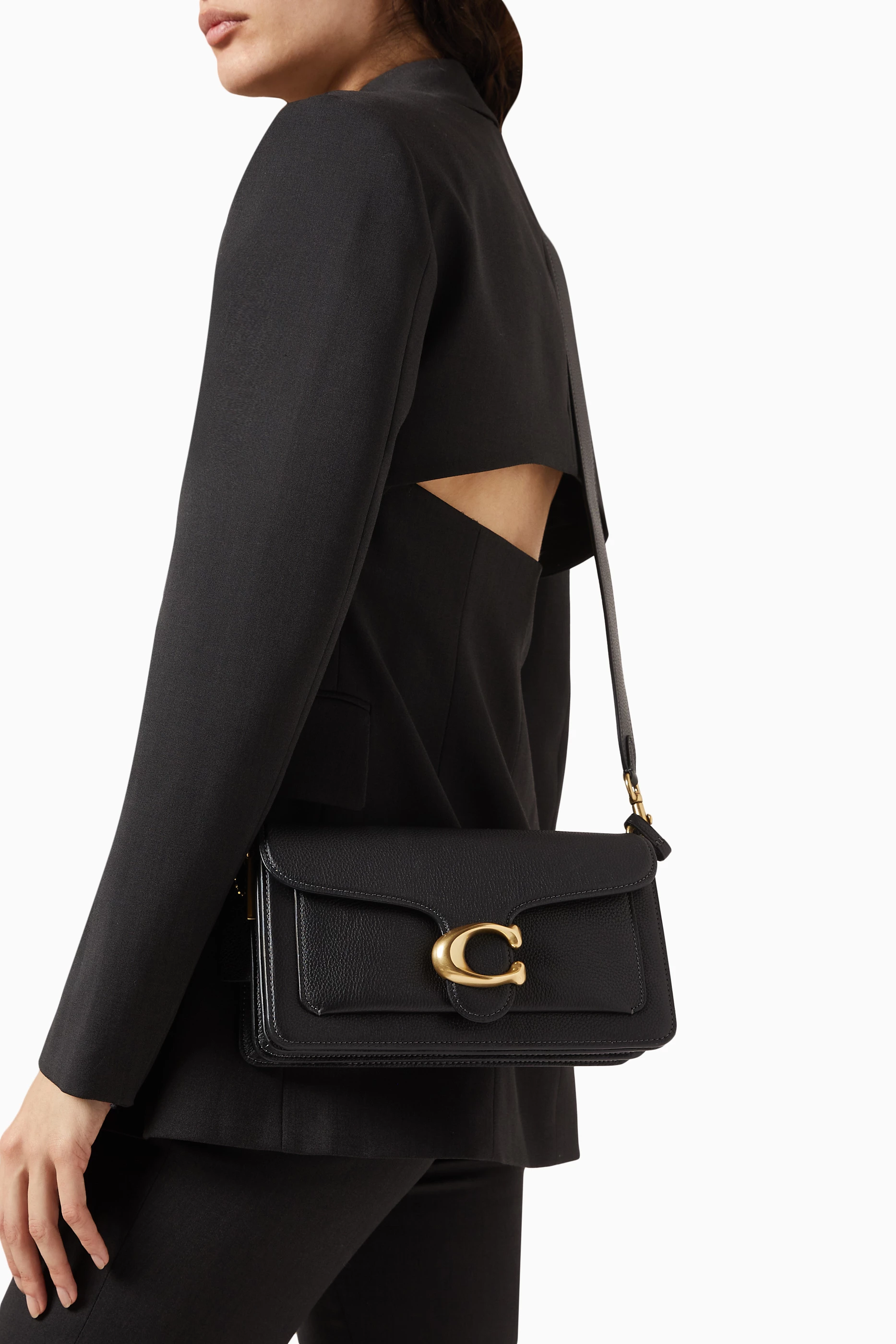 Buy Coach Black Tabby Shoulder Bag in Pebbled Leather For Women Online Ounass UAE