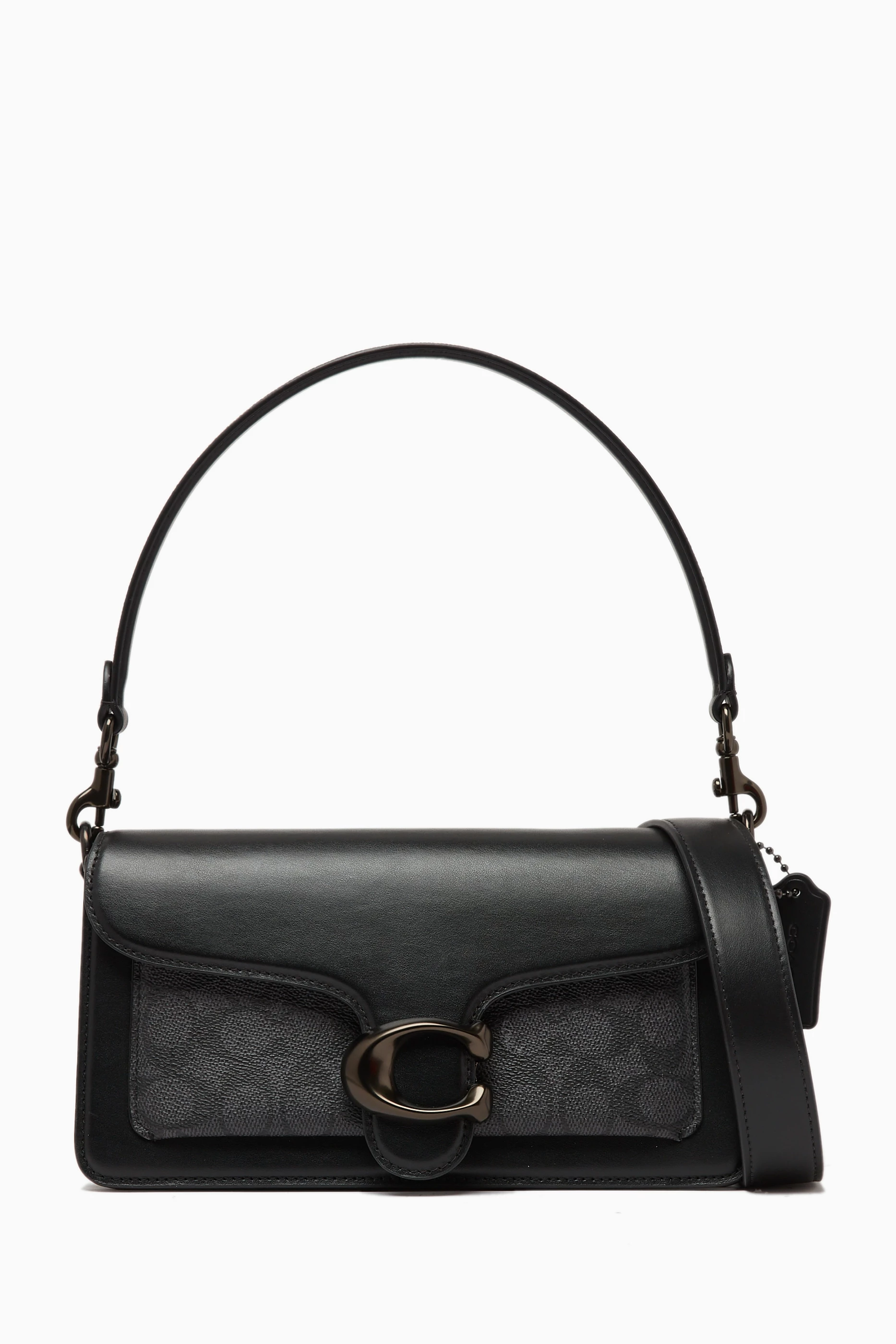 Buy Coach Blue Tabby 26 Signature print Shoulder Bag in Coated canvas Leather For Women Online Ounass UAE