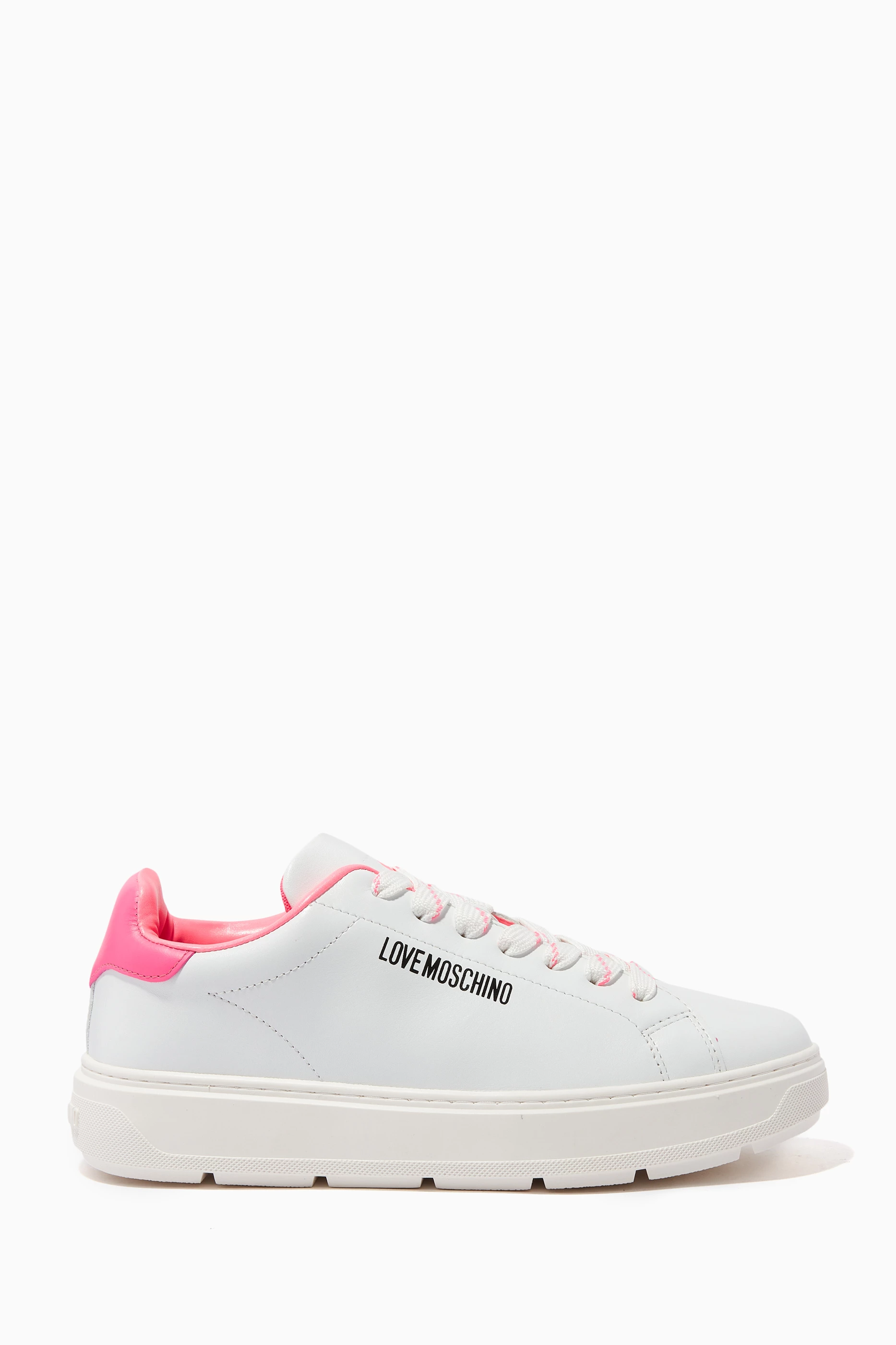 Moschino pink sneakers clearance