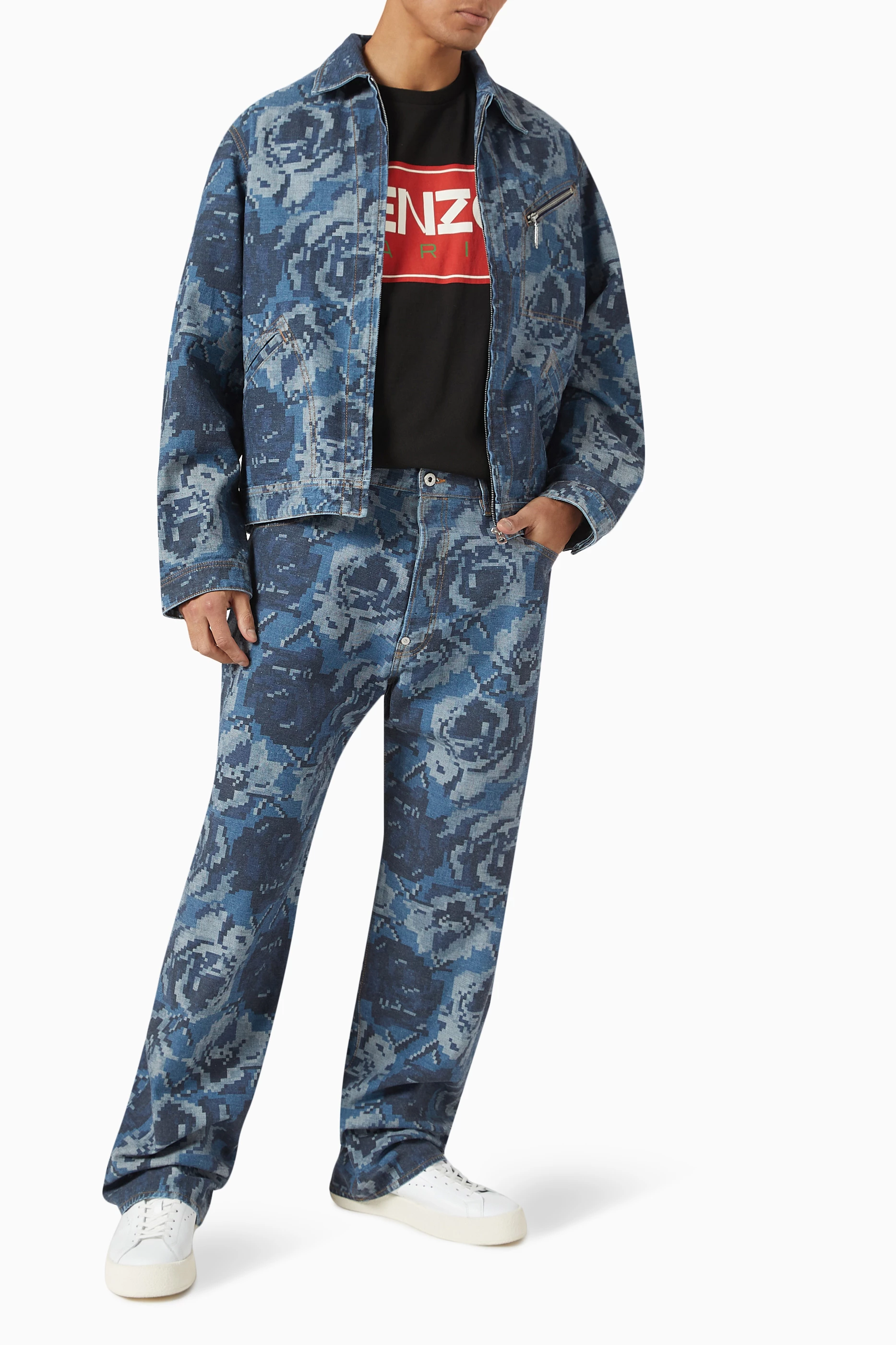 GQ3642◇KENZO : HANA DOTS DENIM WORK GQ3642◇KENZO : HANA DOTS DENIM WORK