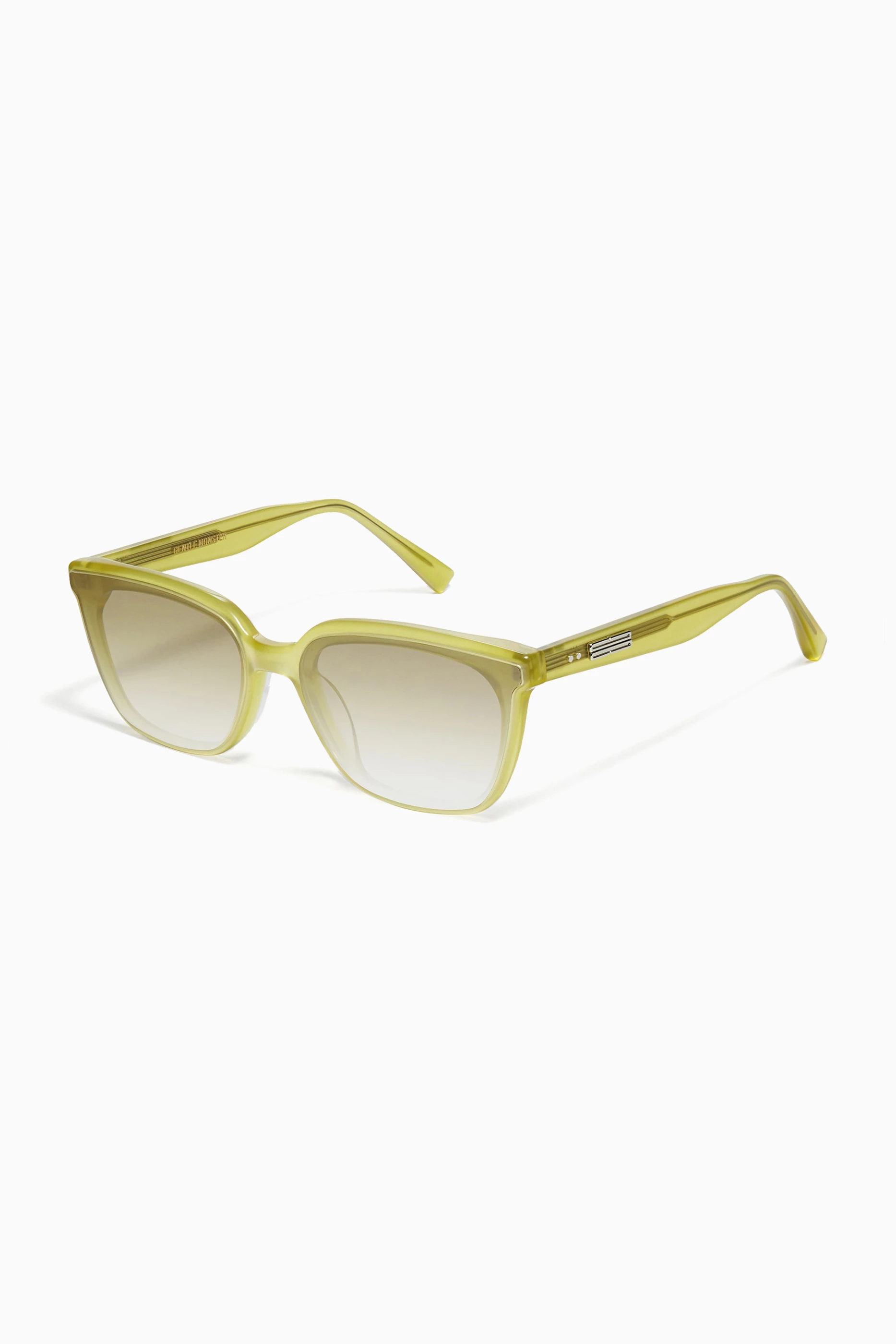 Buy Gentle Monster Green Mondo OL3 Sunglasses in Acetate For