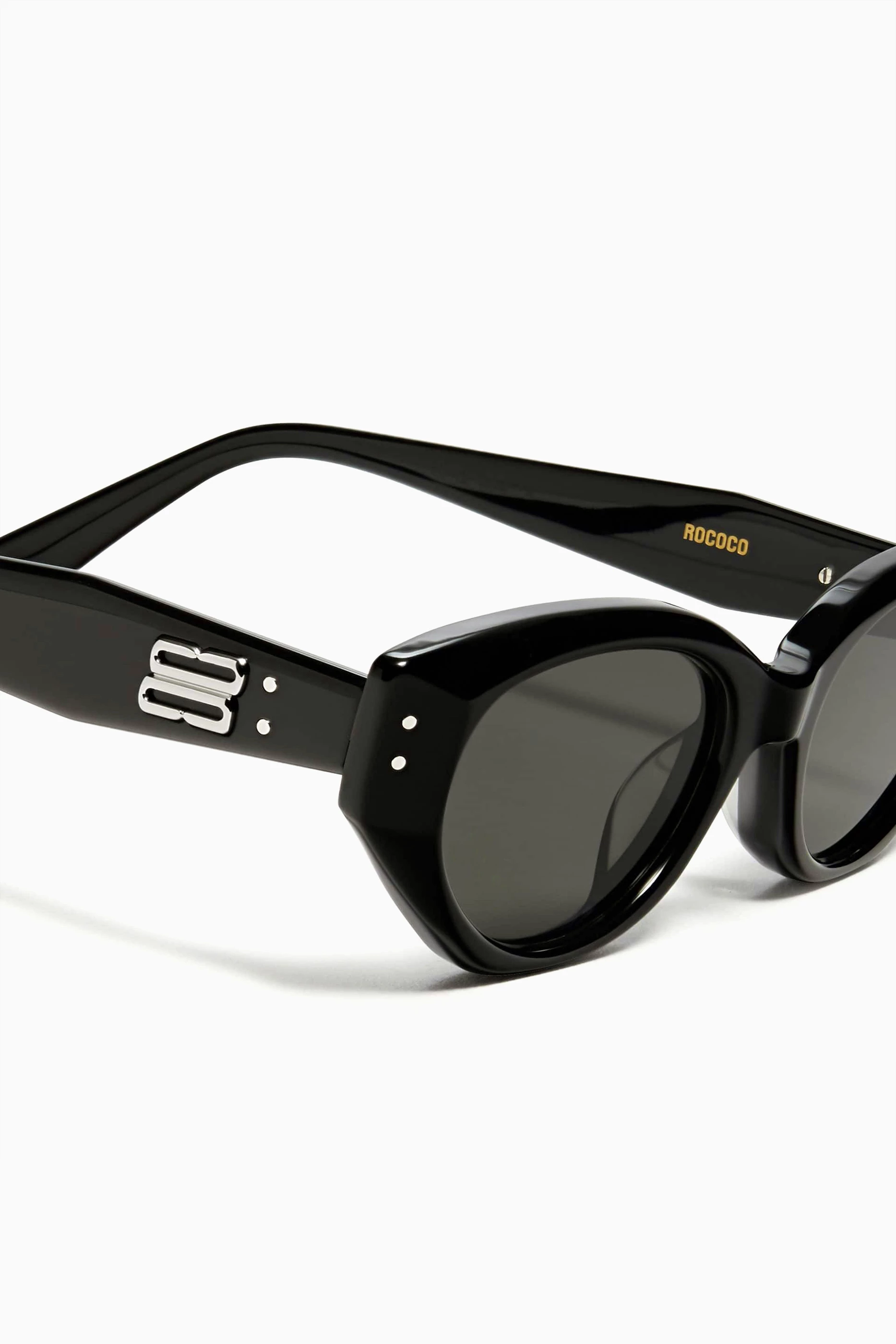 Buy Gentle Monster Black Rococo 01 Sunglasses in Acetate For 