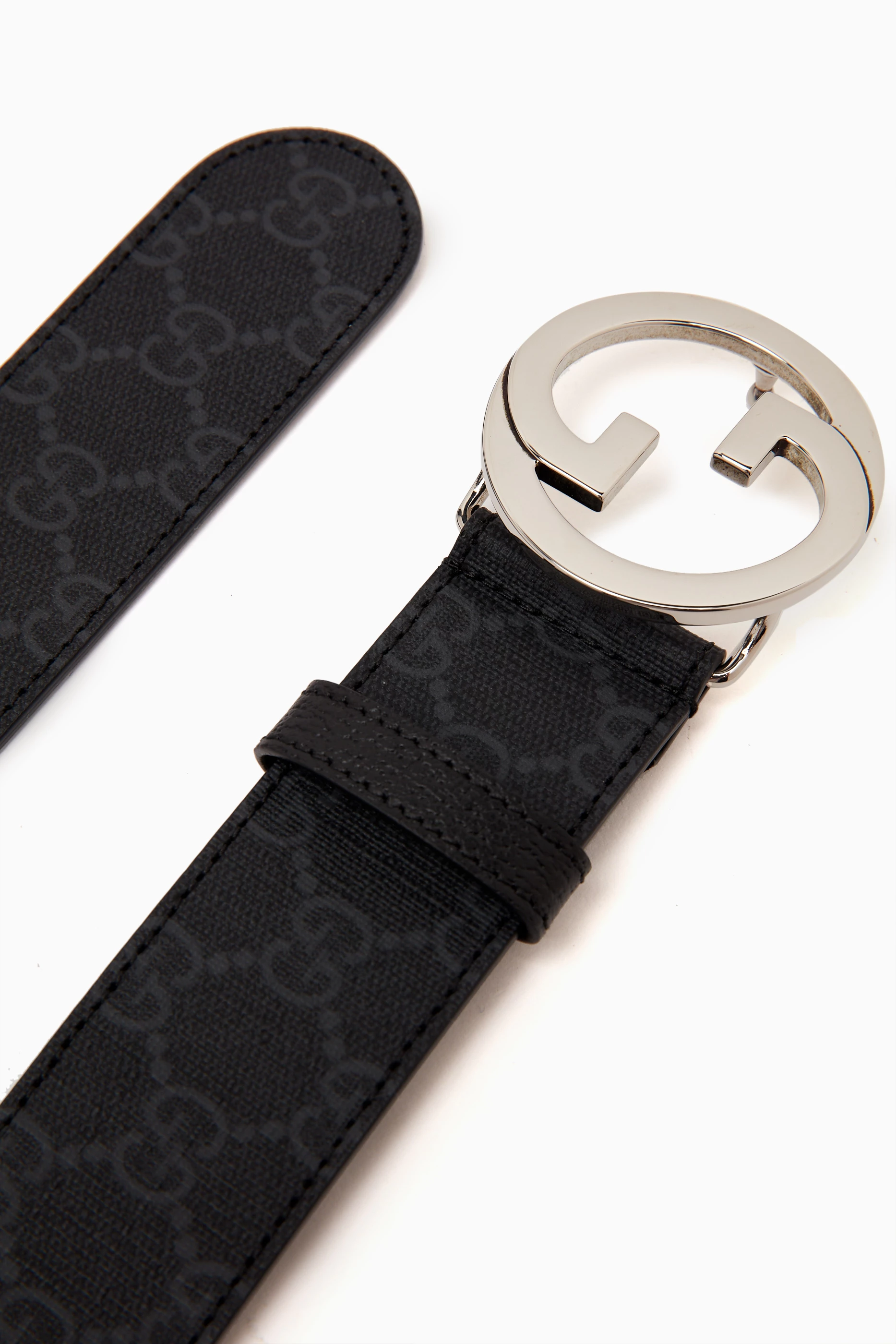 Gucci supreme belt black store