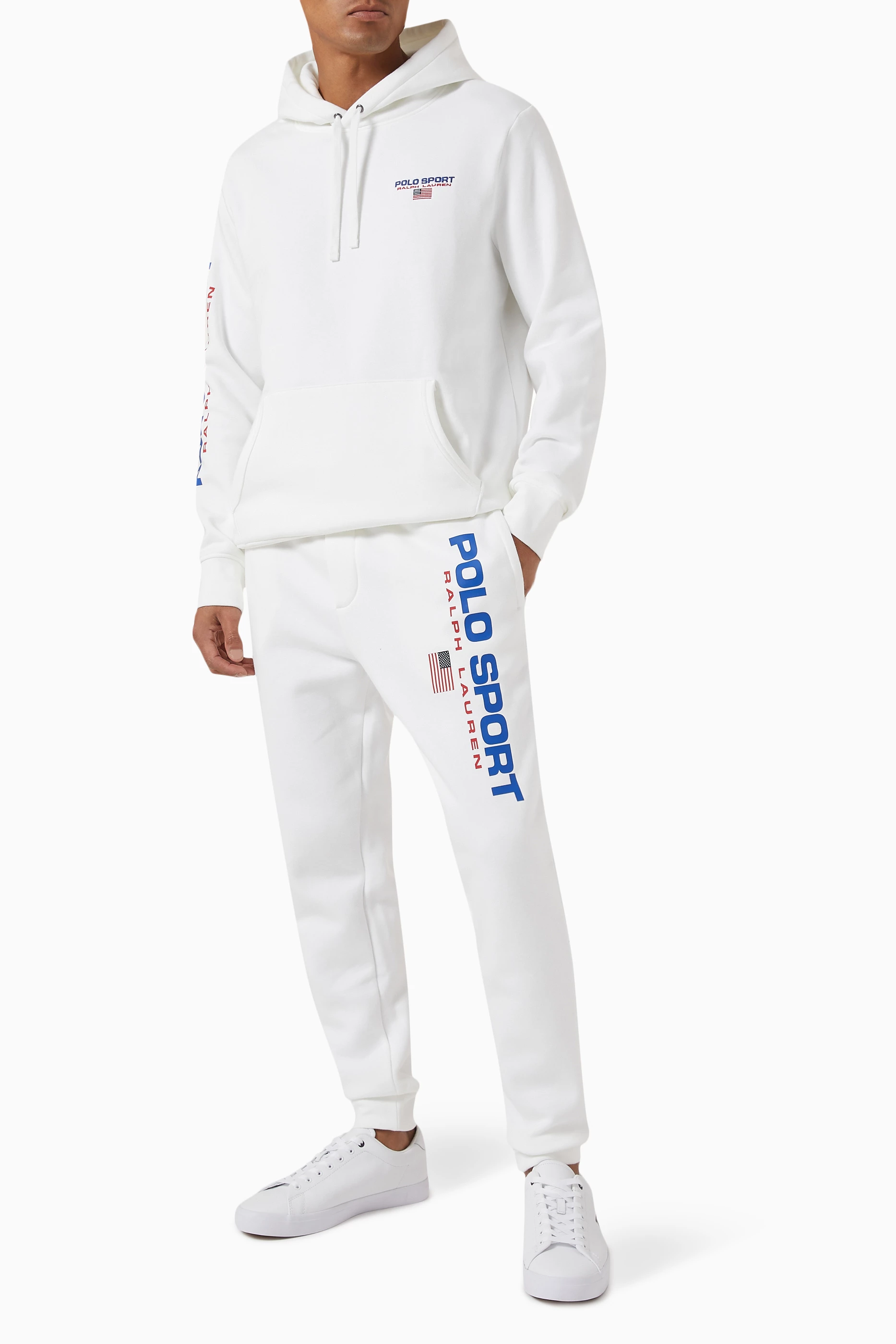 White ralph lauren sweatpants hot sale