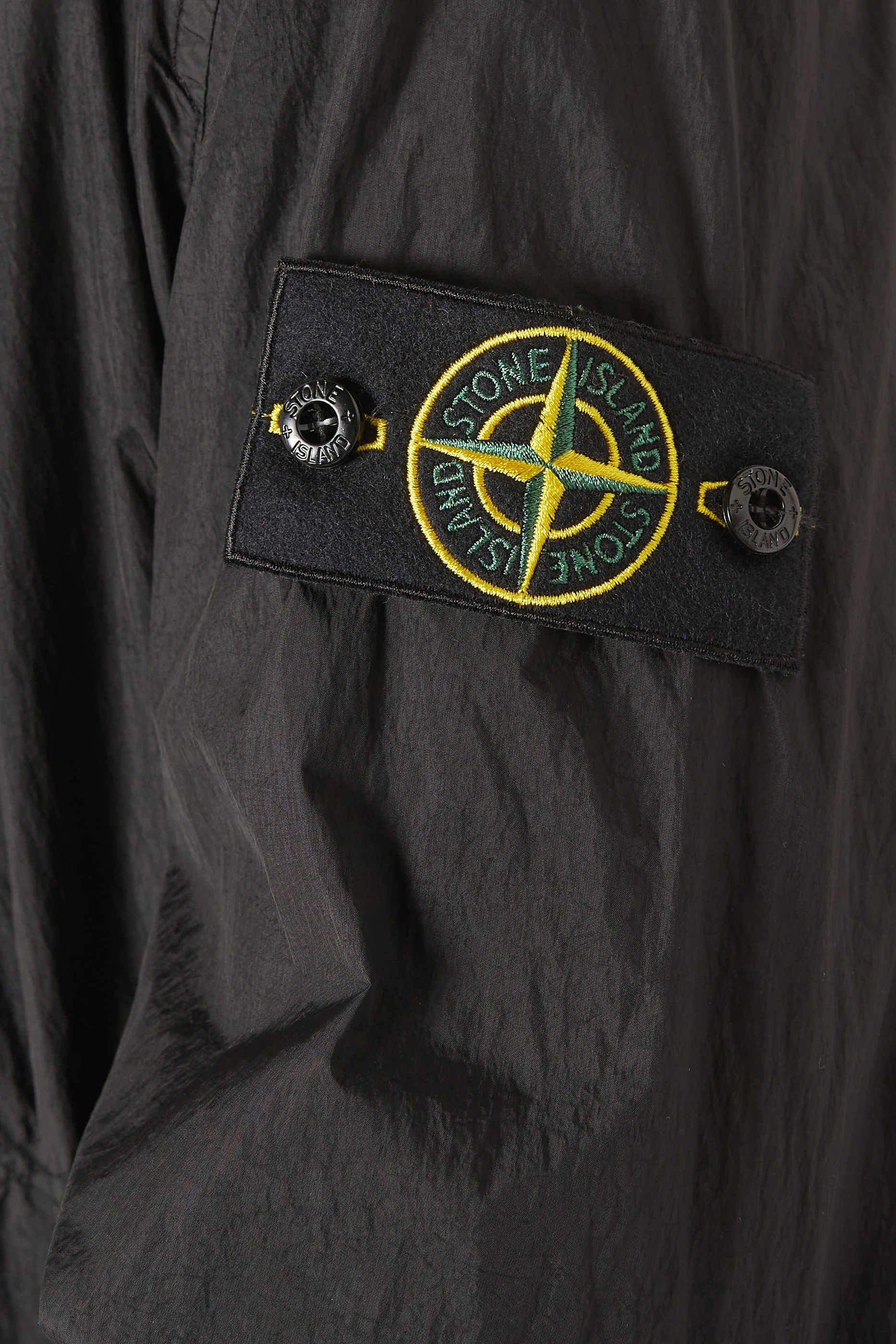 Buy Stone Island Black Jacket in Crinkle Reps Nylon For Men Online Ounass UAE
