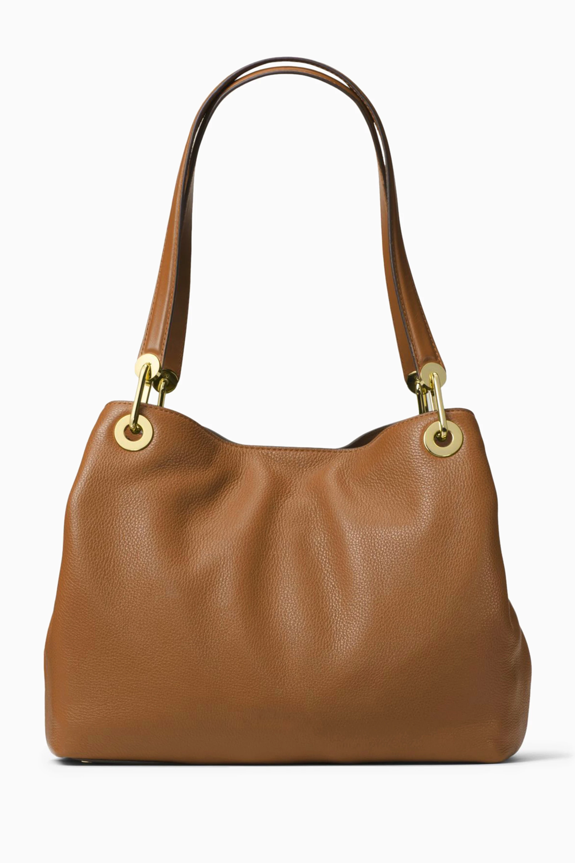 Buy Michael Kors Brown Raven Large Shoulder Bag in Pebbled Leather For Women Online Ounass UAE