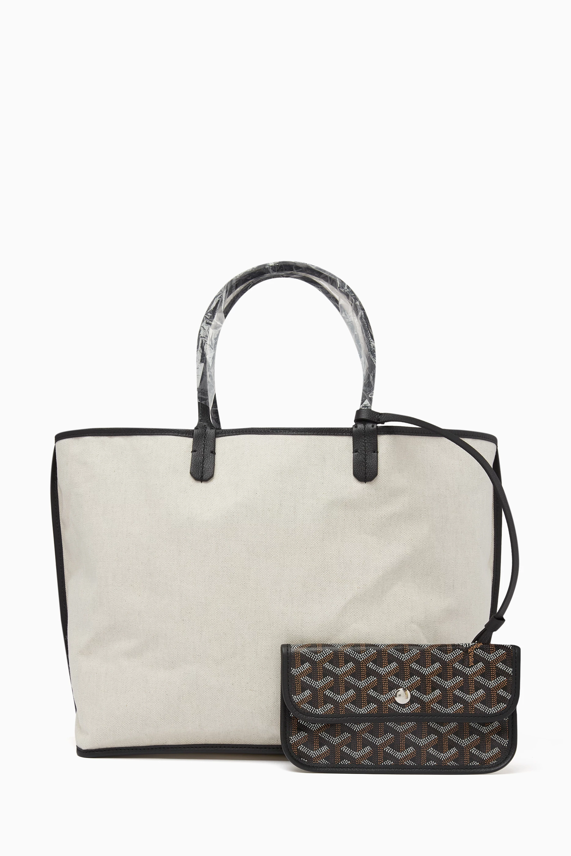 Buy Goyard Pre Loved Black Unused SAC St. Louis PM Tote in Goyardine Fabric For Women Online Ounass UAE