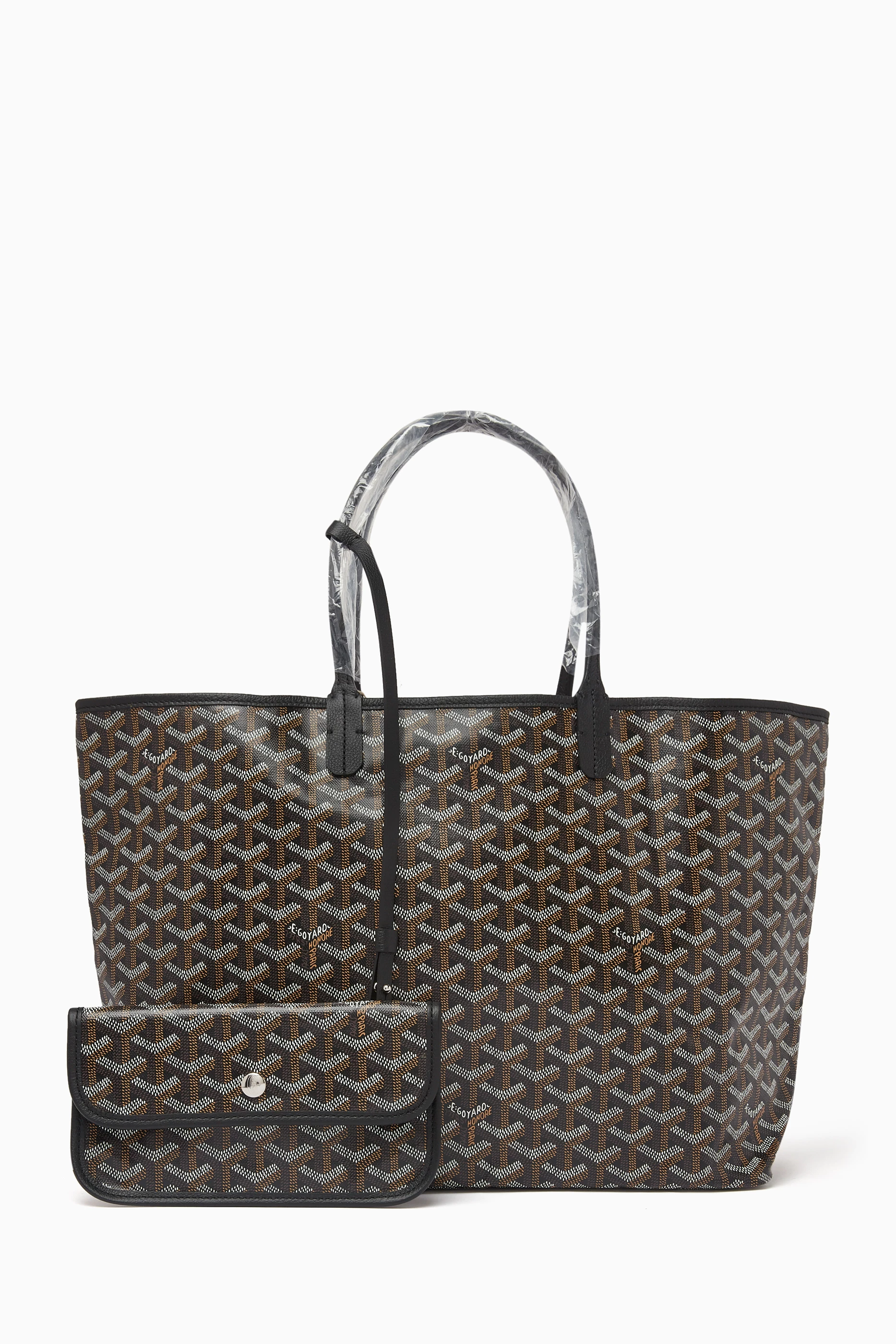 Buy Goyard Pre Loved Black Unused SAC St. Louis PM Tote in Goyardine Fabric For Women Online Ounass UAE
