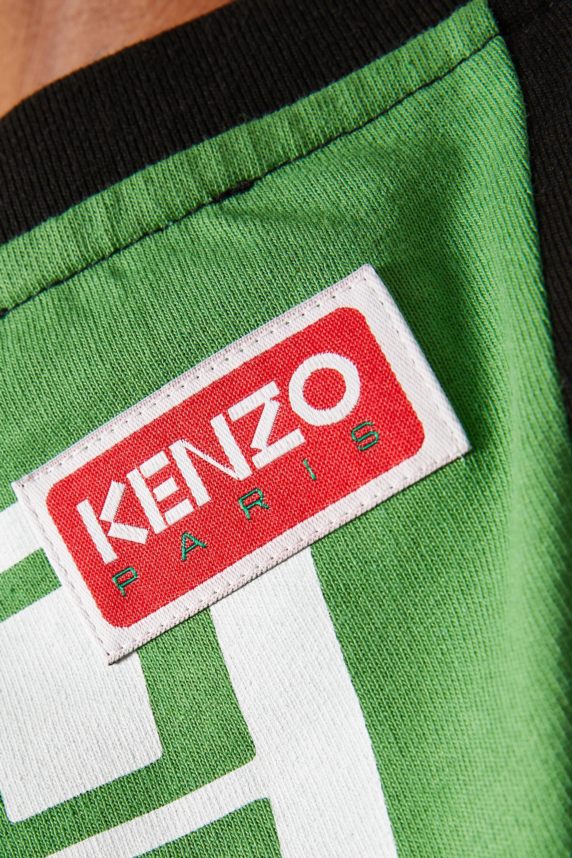 Buy KENZO Multicolour Flag Logo T shirt in Cotton For Men Online Ounass UAE