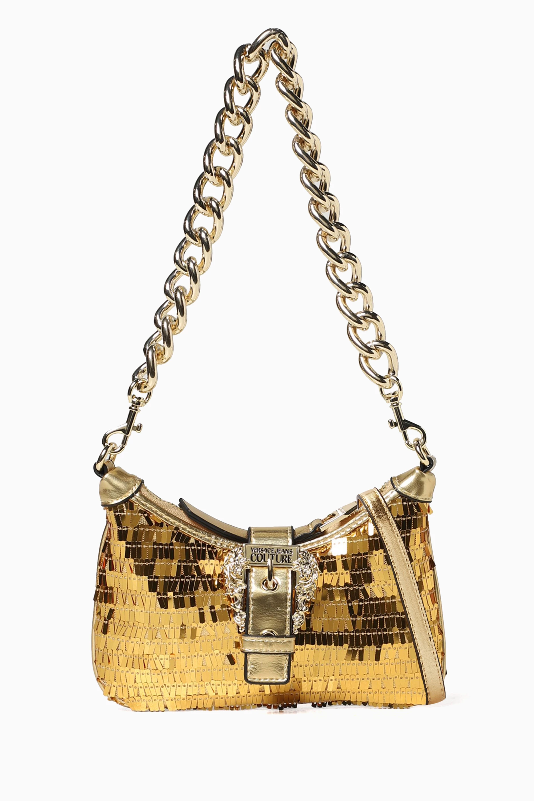 Versace jeans gold bag top