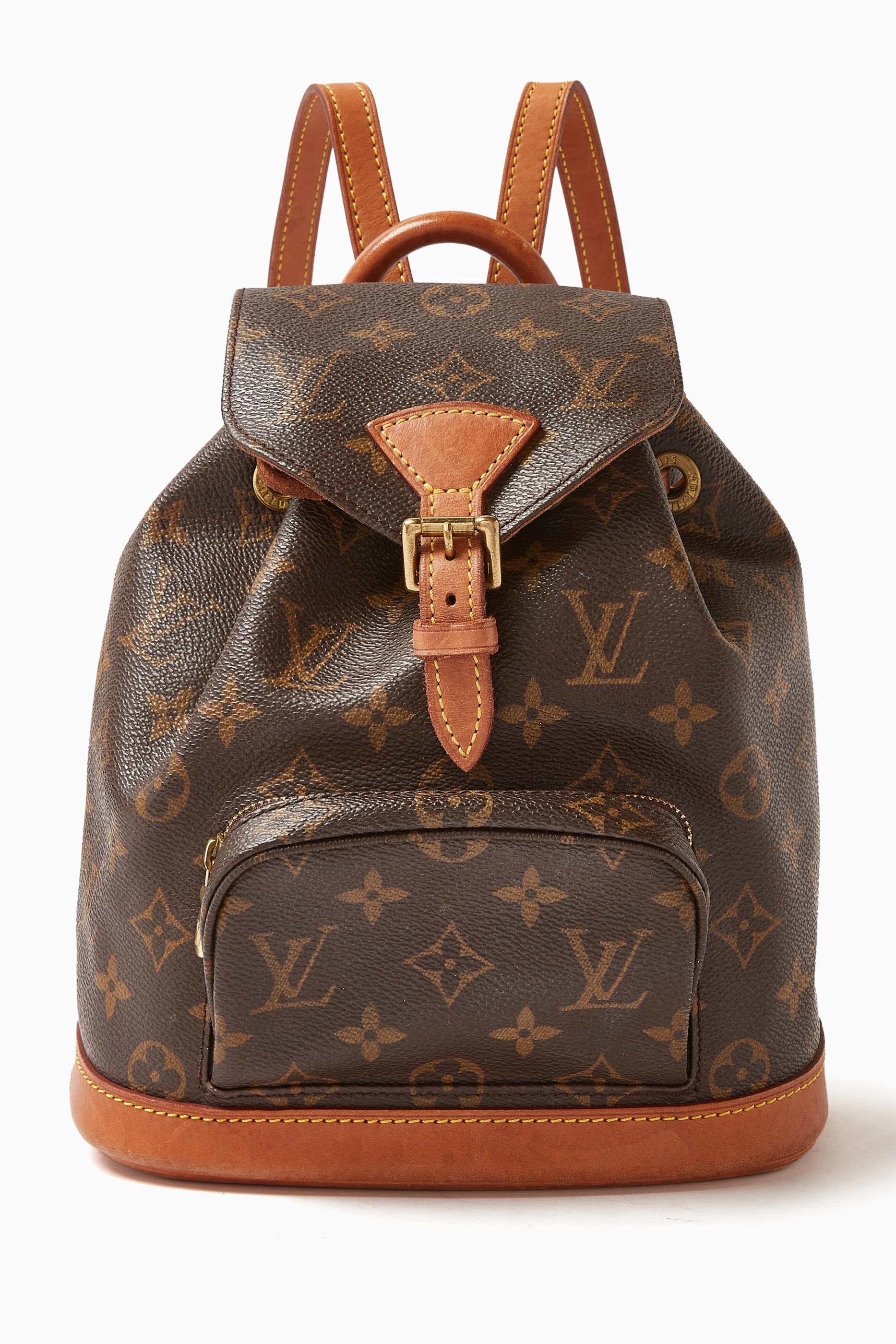 Buy Louis Vuitton Pre Loved Brown Montsouris PM Backpack in Monogram Canvas For Women Online Ounass UAE