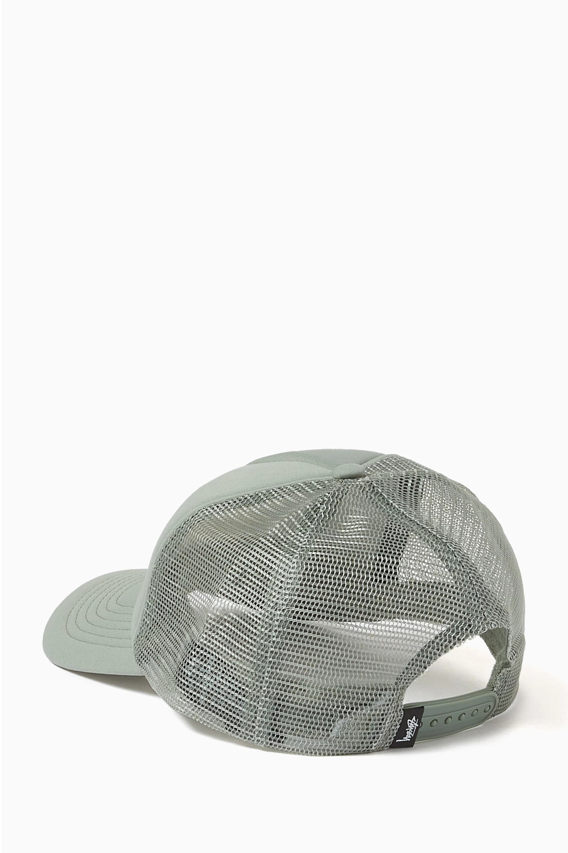 Buy Stussy Green Big Basic Trucker Cap in Nylon Mesh For Men Online Ounass UAE
