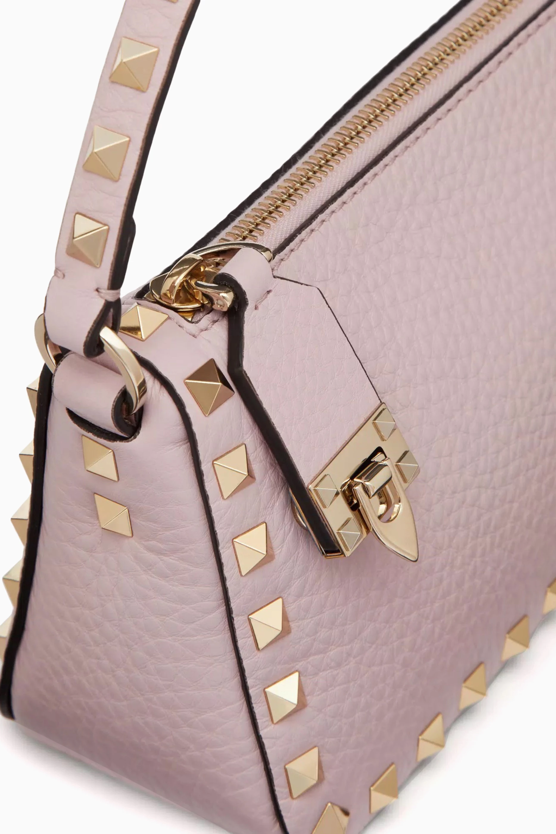 Rockstud mini calfskin leather crossbody online