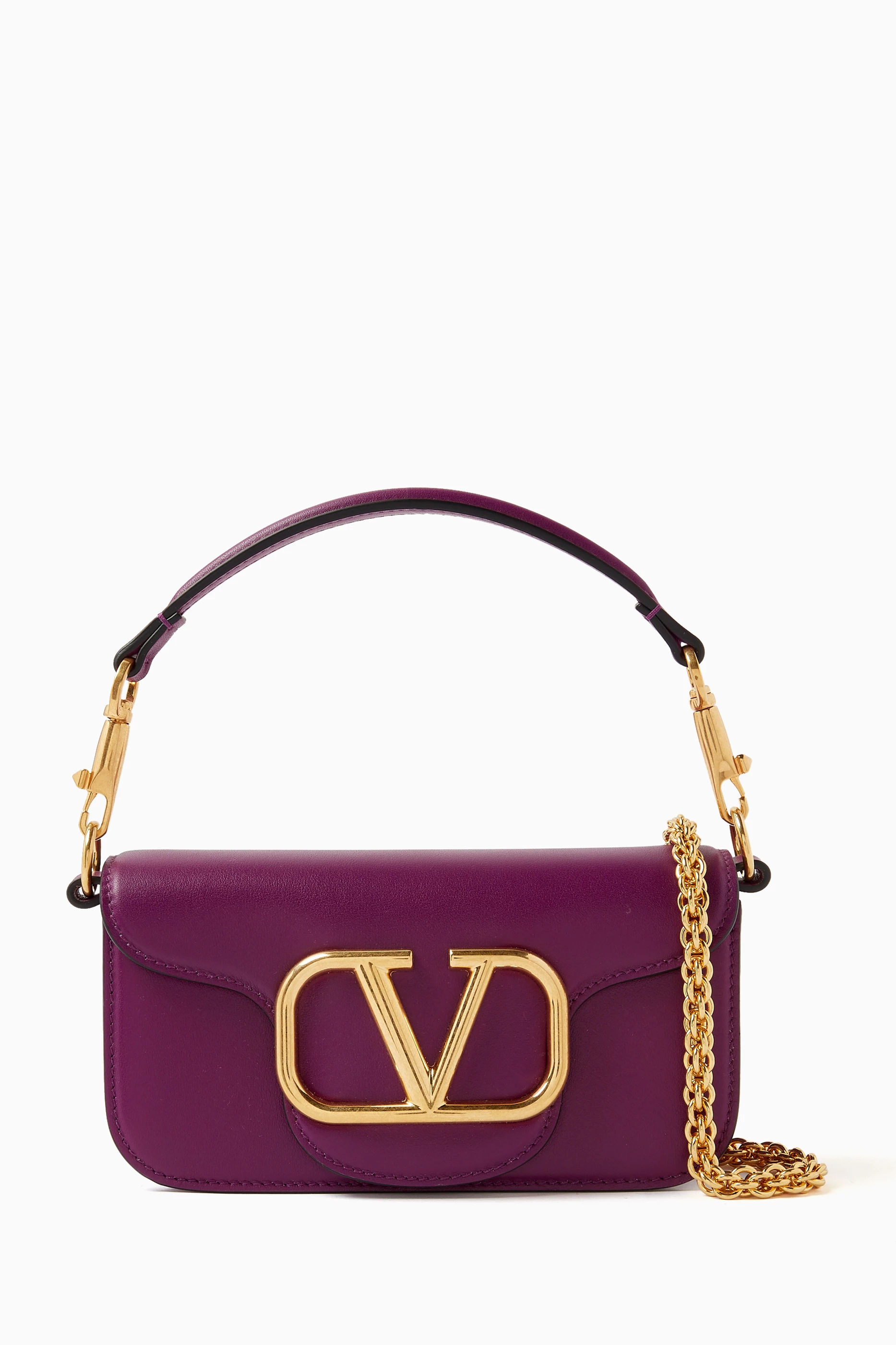 Buy Valentino Garavani Purple Valentino Garavani Locò Small 