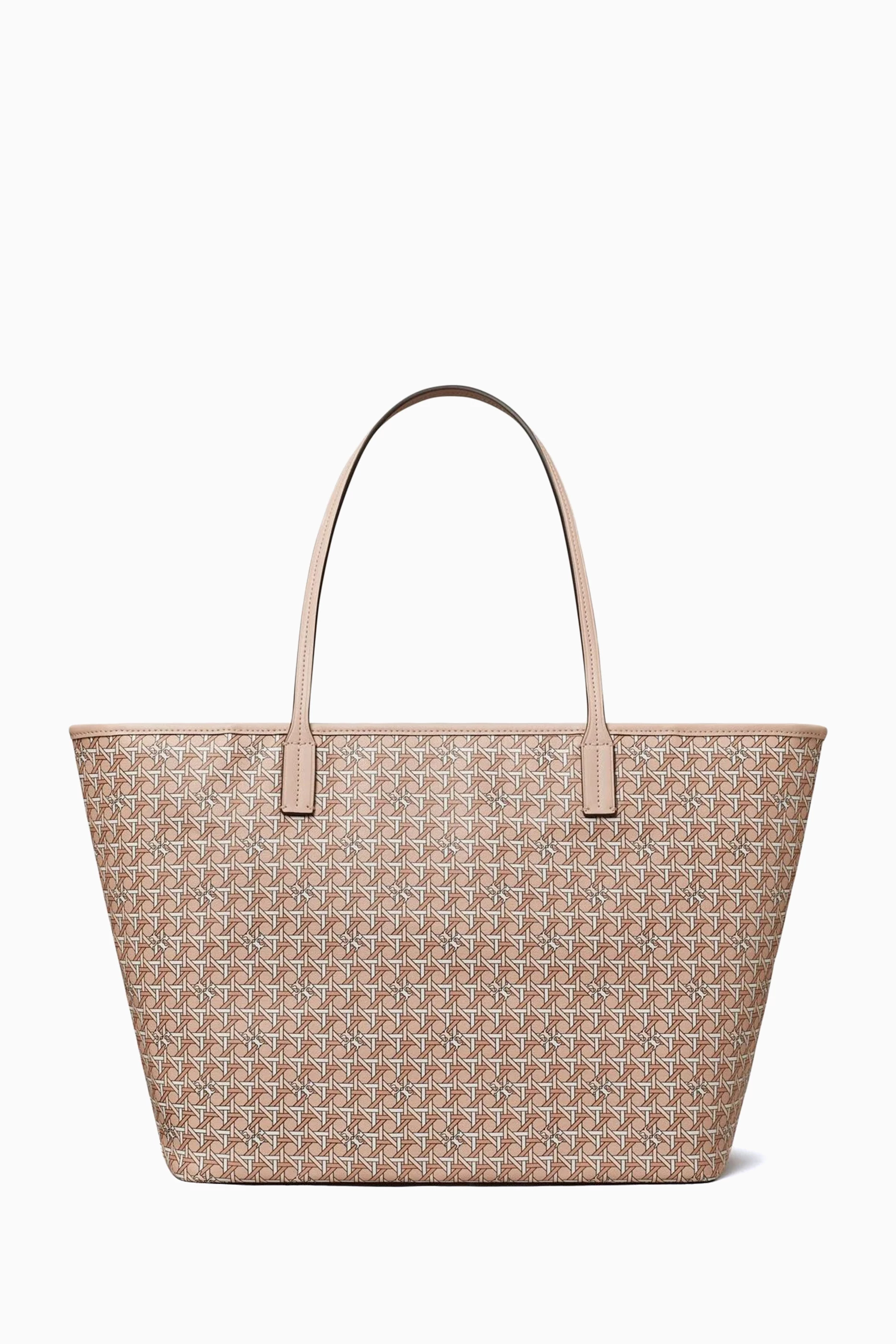 Buy Tory Burch Pink Ever-ready Zip Tote Bag in Coated-canvas For