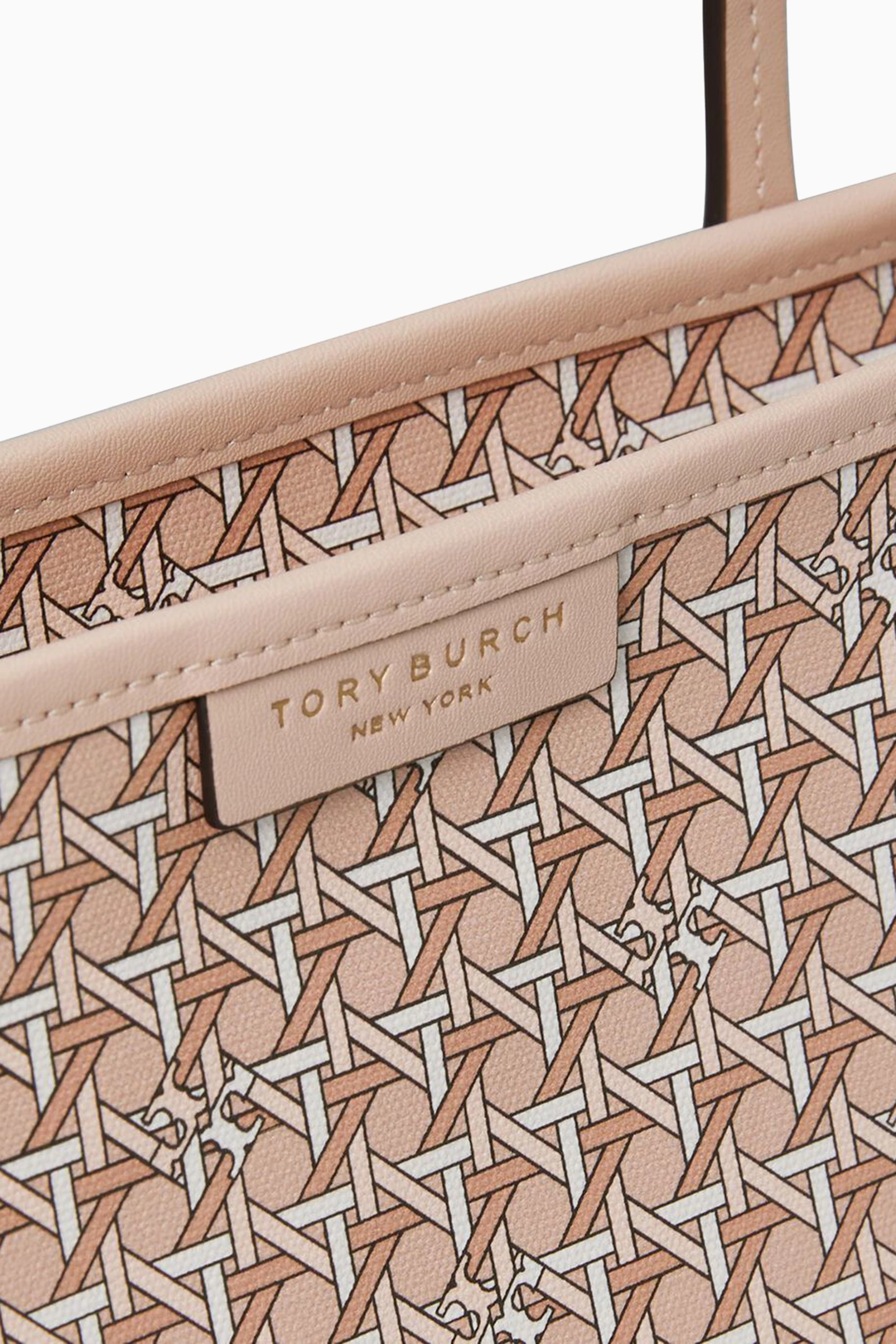 Buy Tory Burch Pink Ever-ready Zip Tote Bag in Coated-canvas For