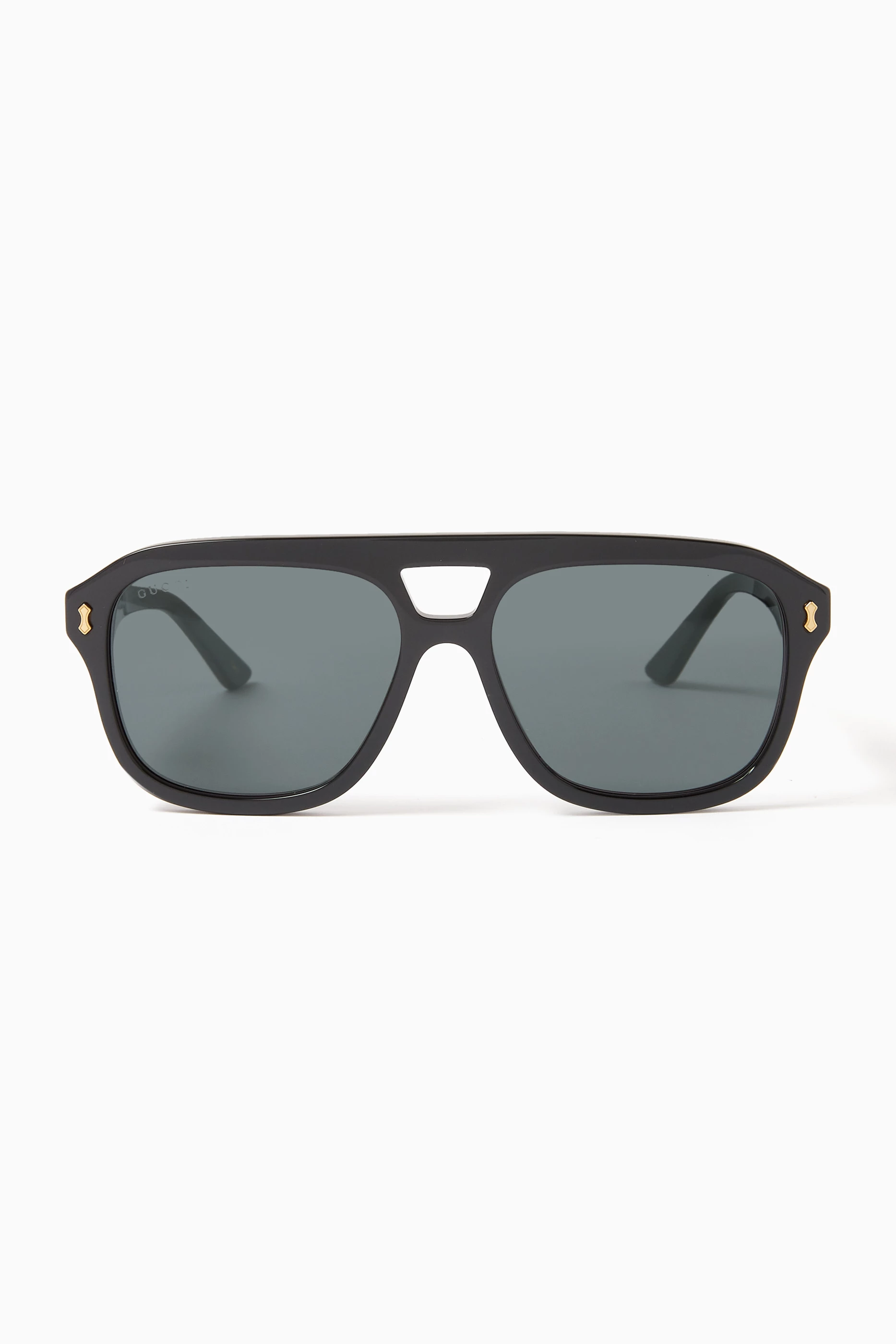 Gucci men's aviator acetate sunglasses outlet