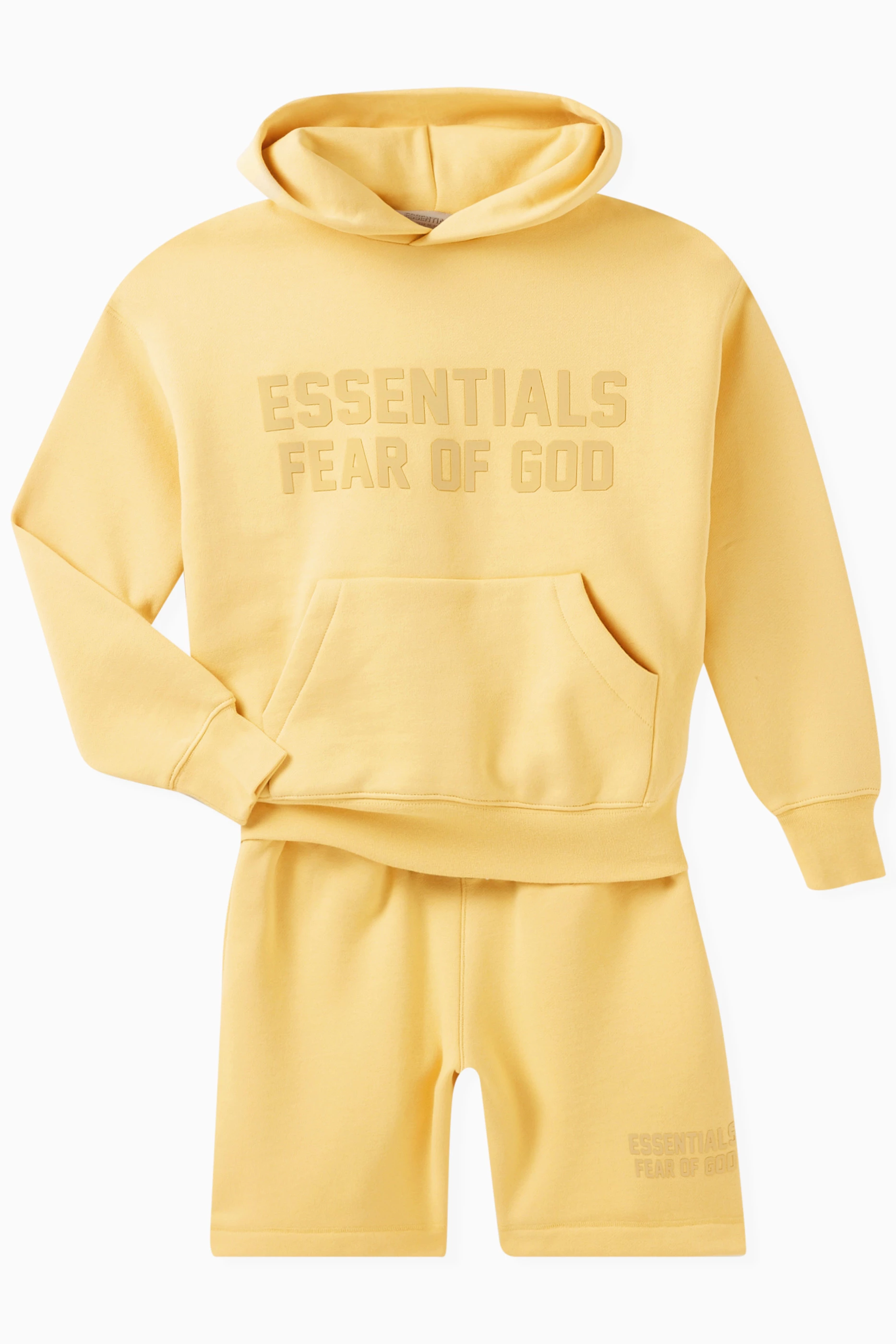 Yellow essentials hoodie 2025