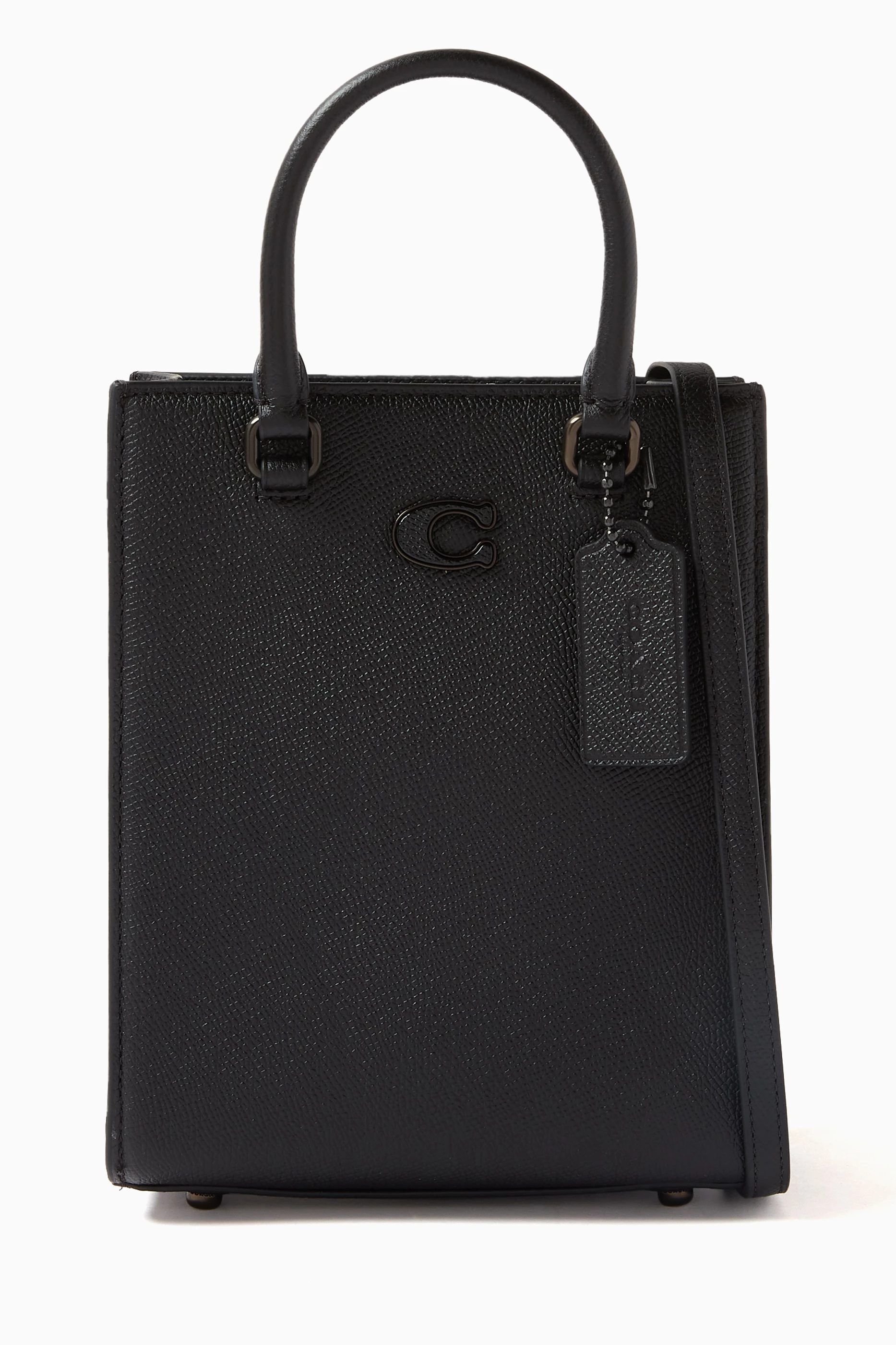 Coach black tote bag hotsell