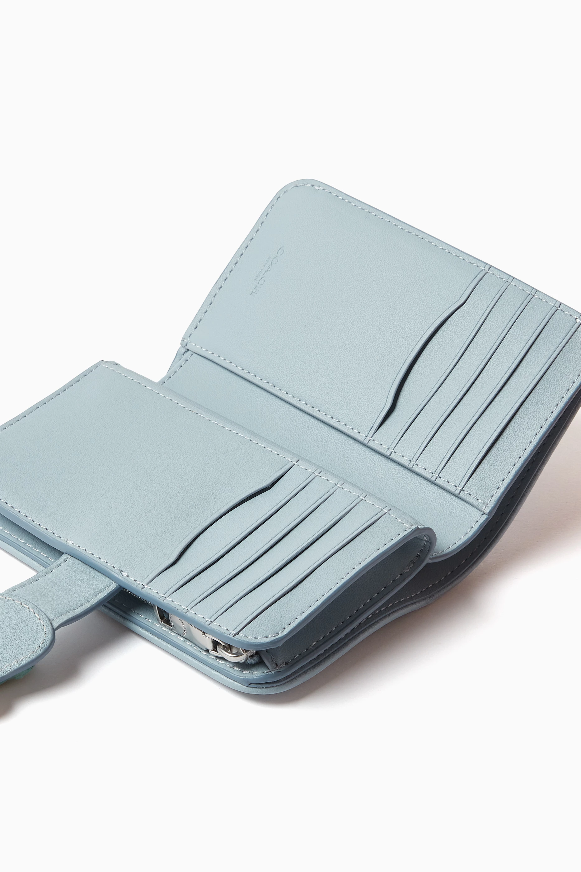 Buy Coach Blue Medium Tabby Wallet in Signature Denim For