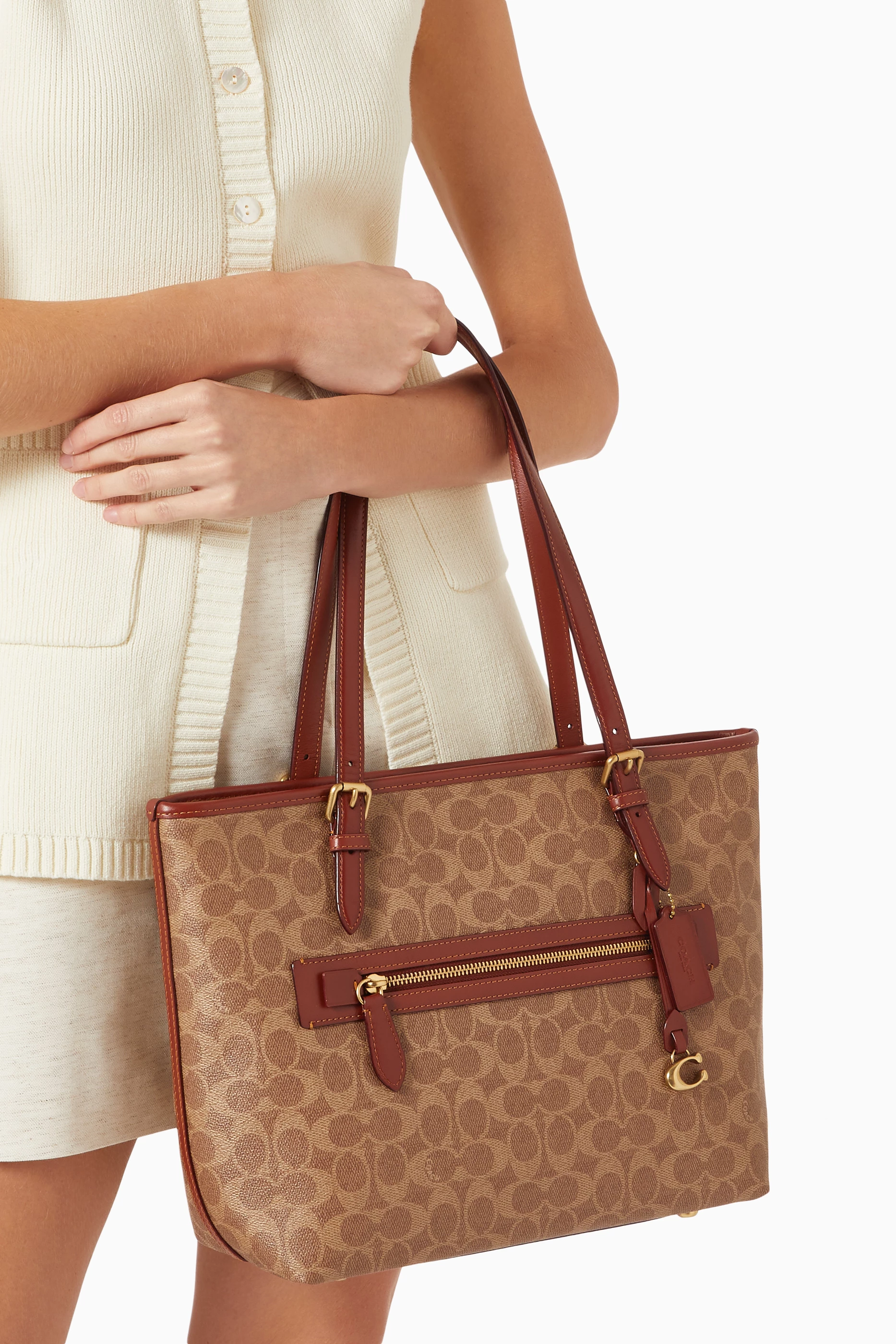 Buy Coach Multicolour Taylor Tote Bag in Signature Canvas For Women Online Ounass UAE