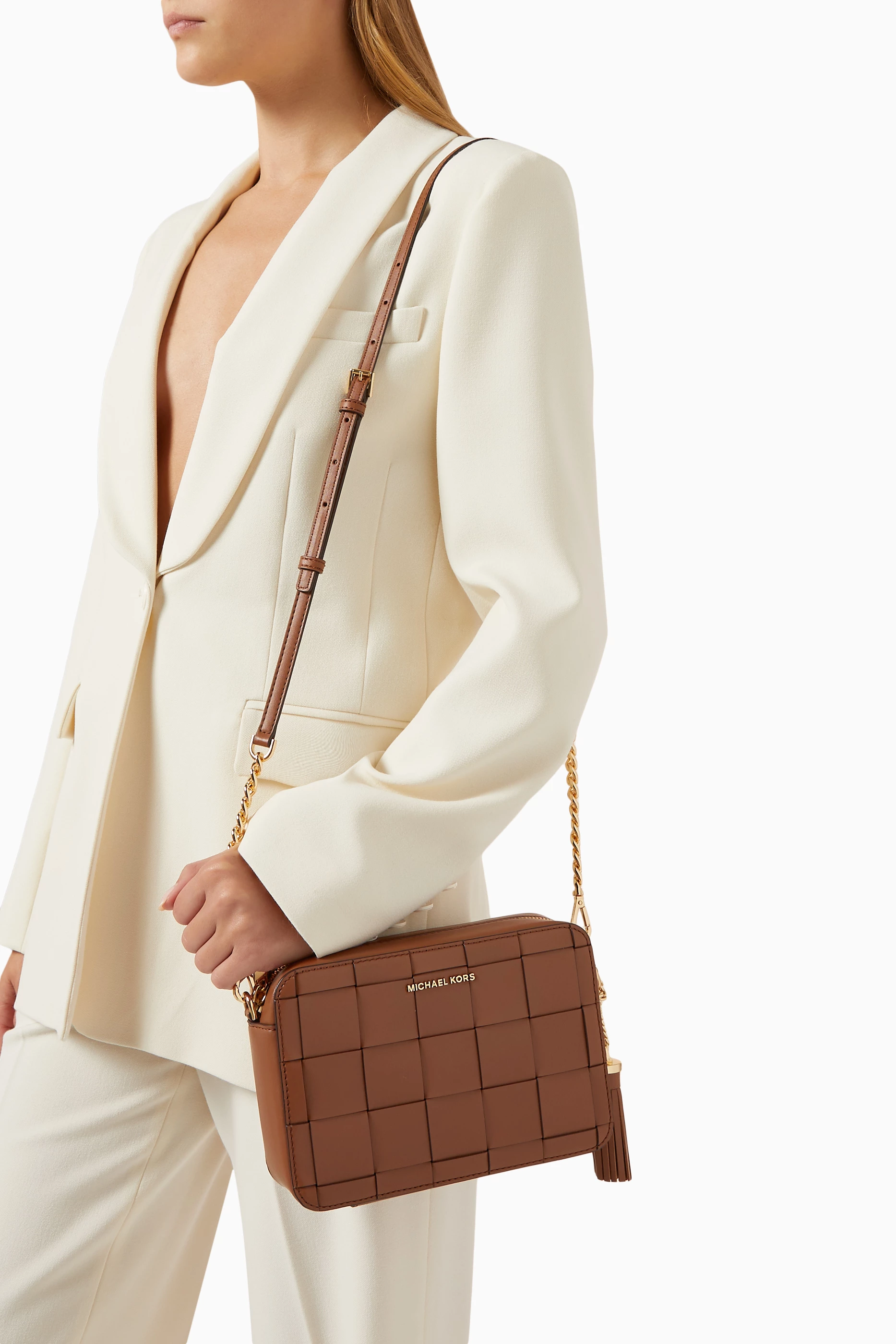 Ginny medium quilted leather crossbody bag deals