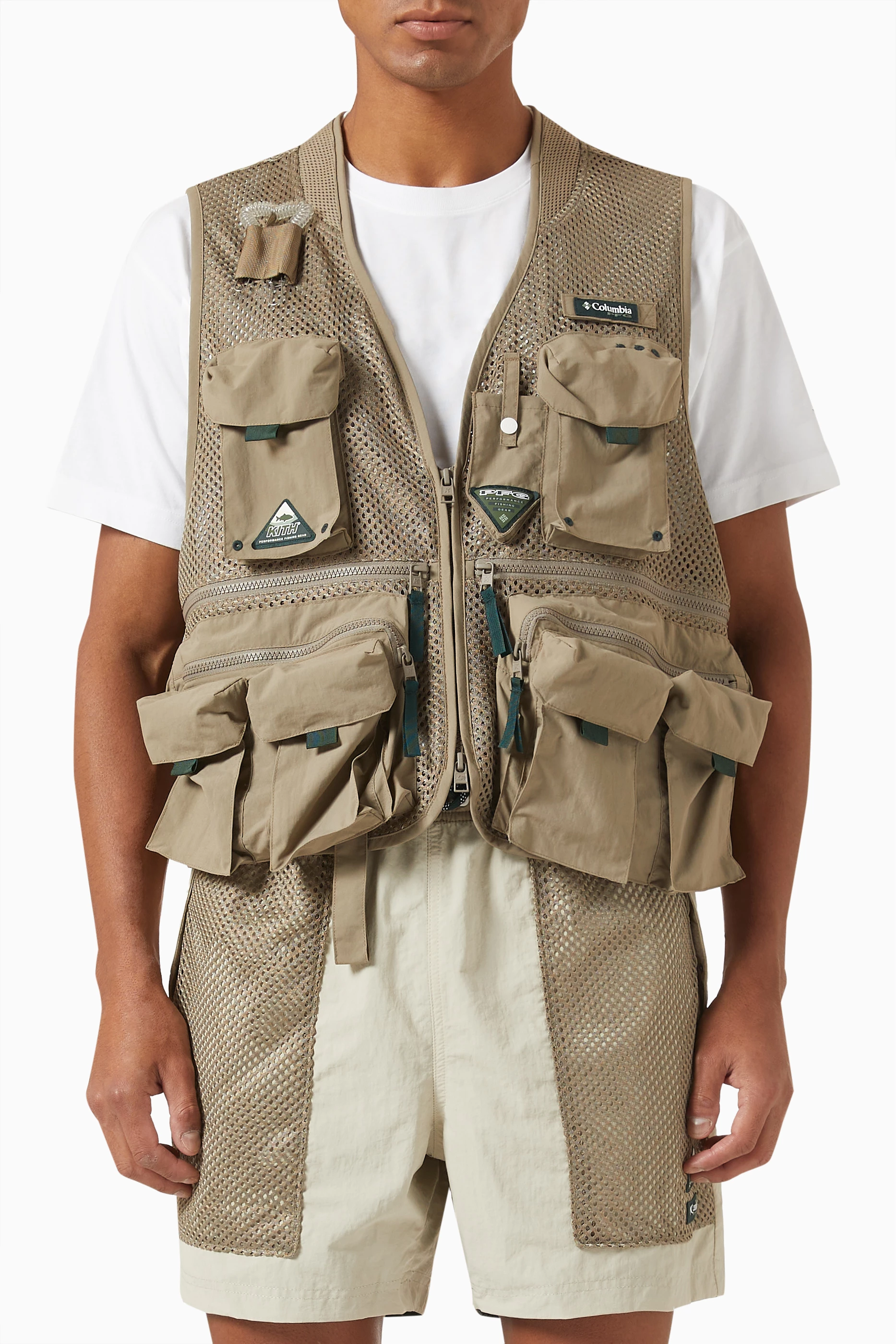 Buy Kith Neutral x Columbia Cool Creek™ Vest in Mesh For Men