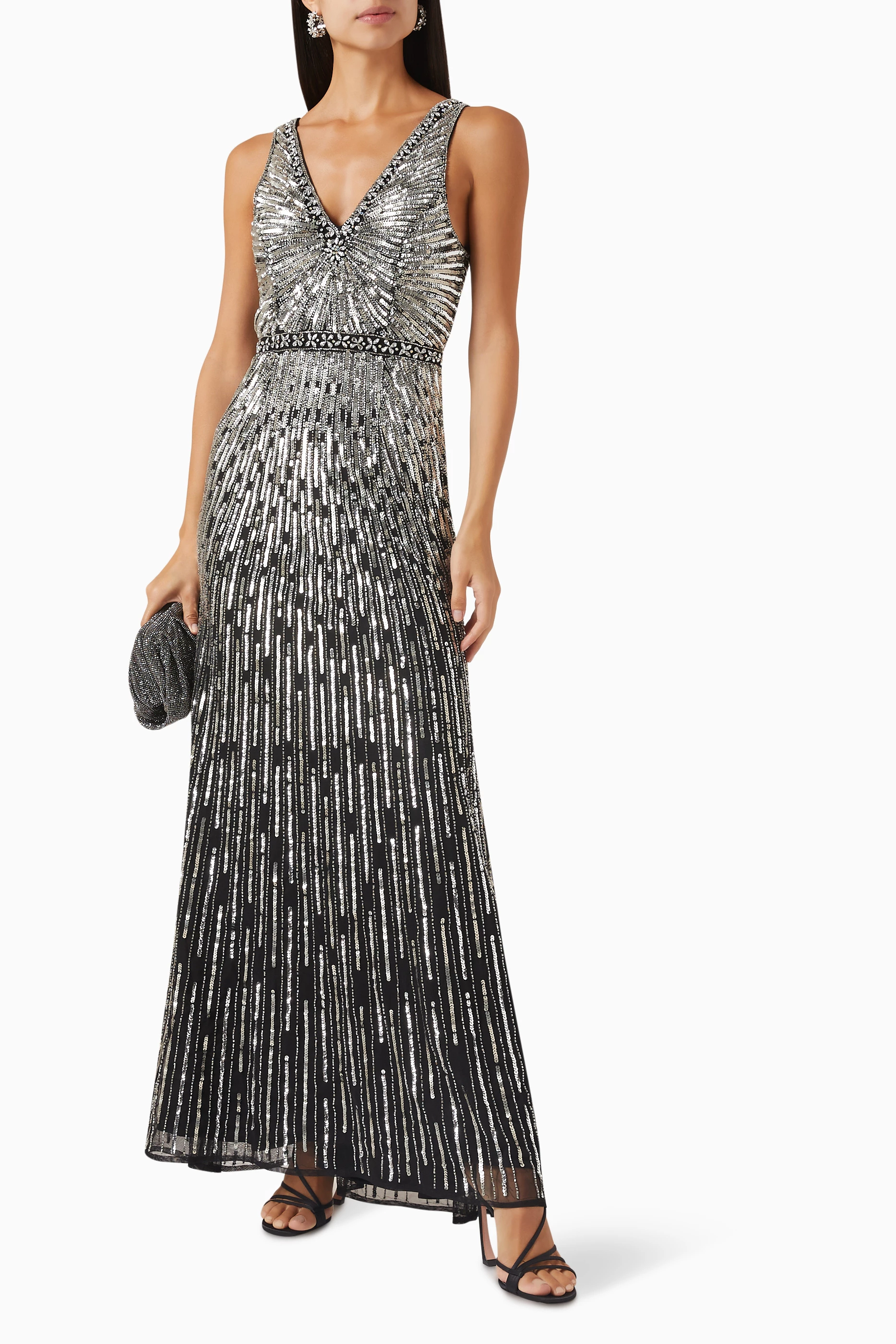 Embellished evening gowns discount