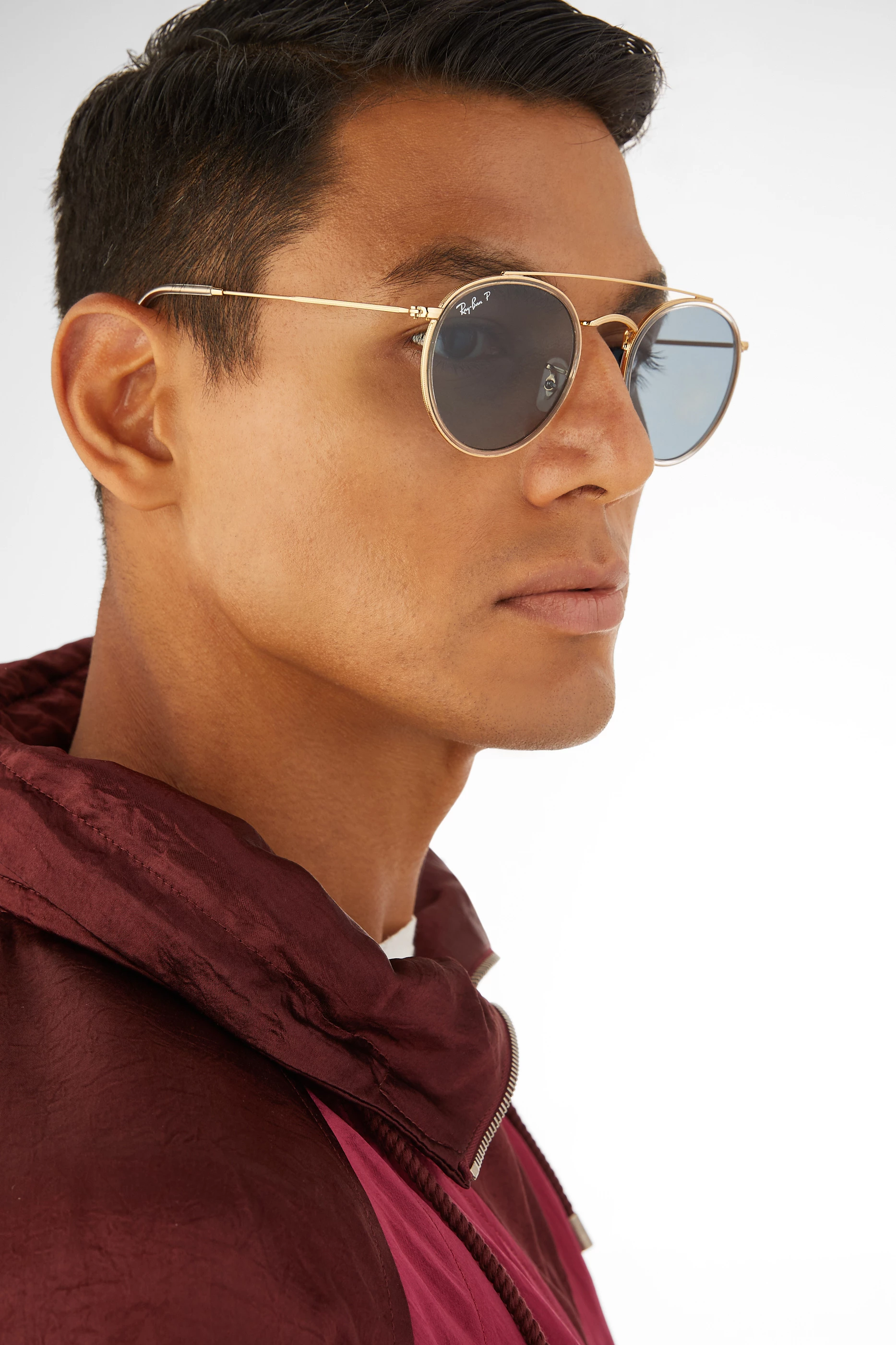 Sunglasses with metal bridge on sale