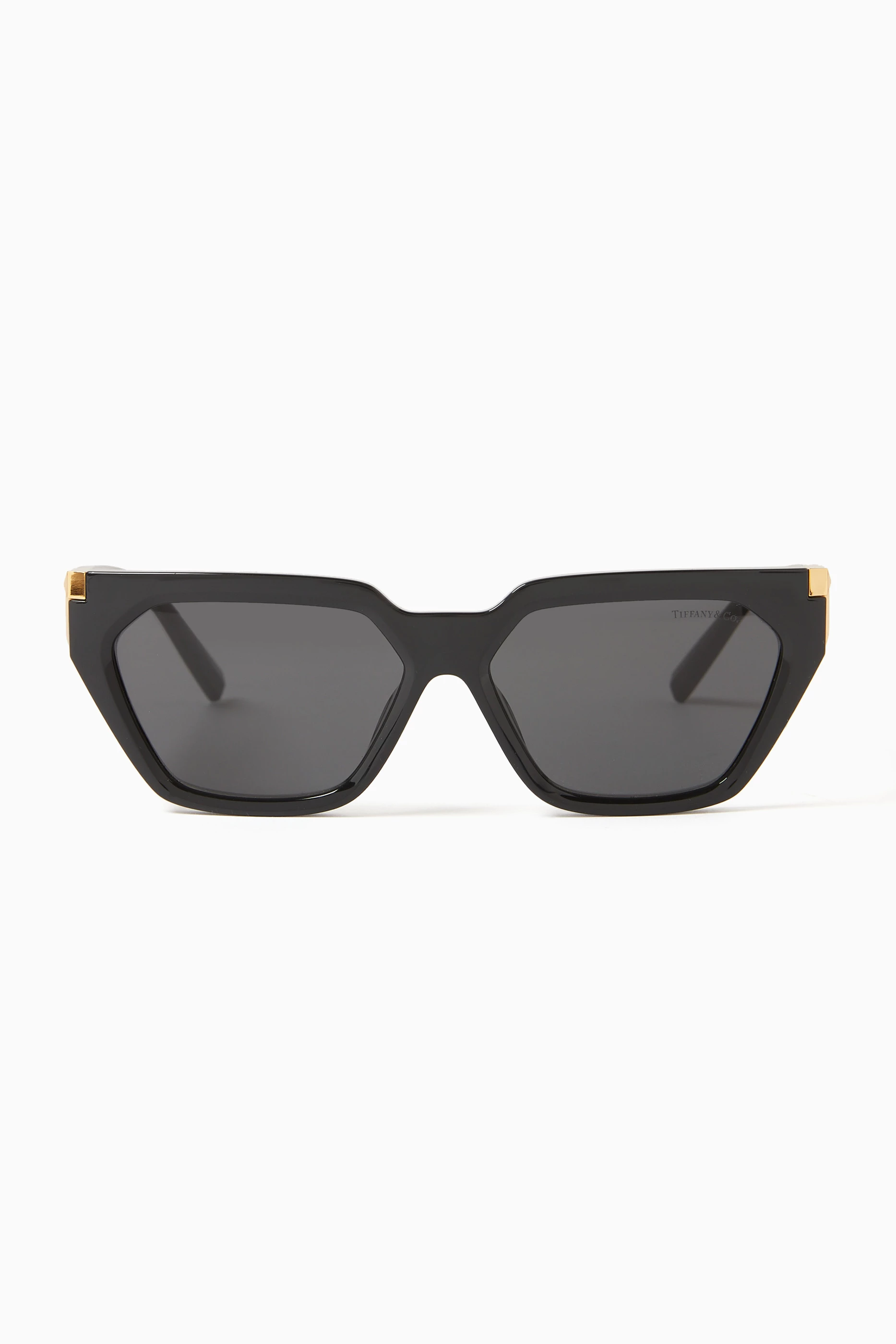 Buy Tiffany Co. Black T Sunglasses in Acetate For Women Online Ounass UAE