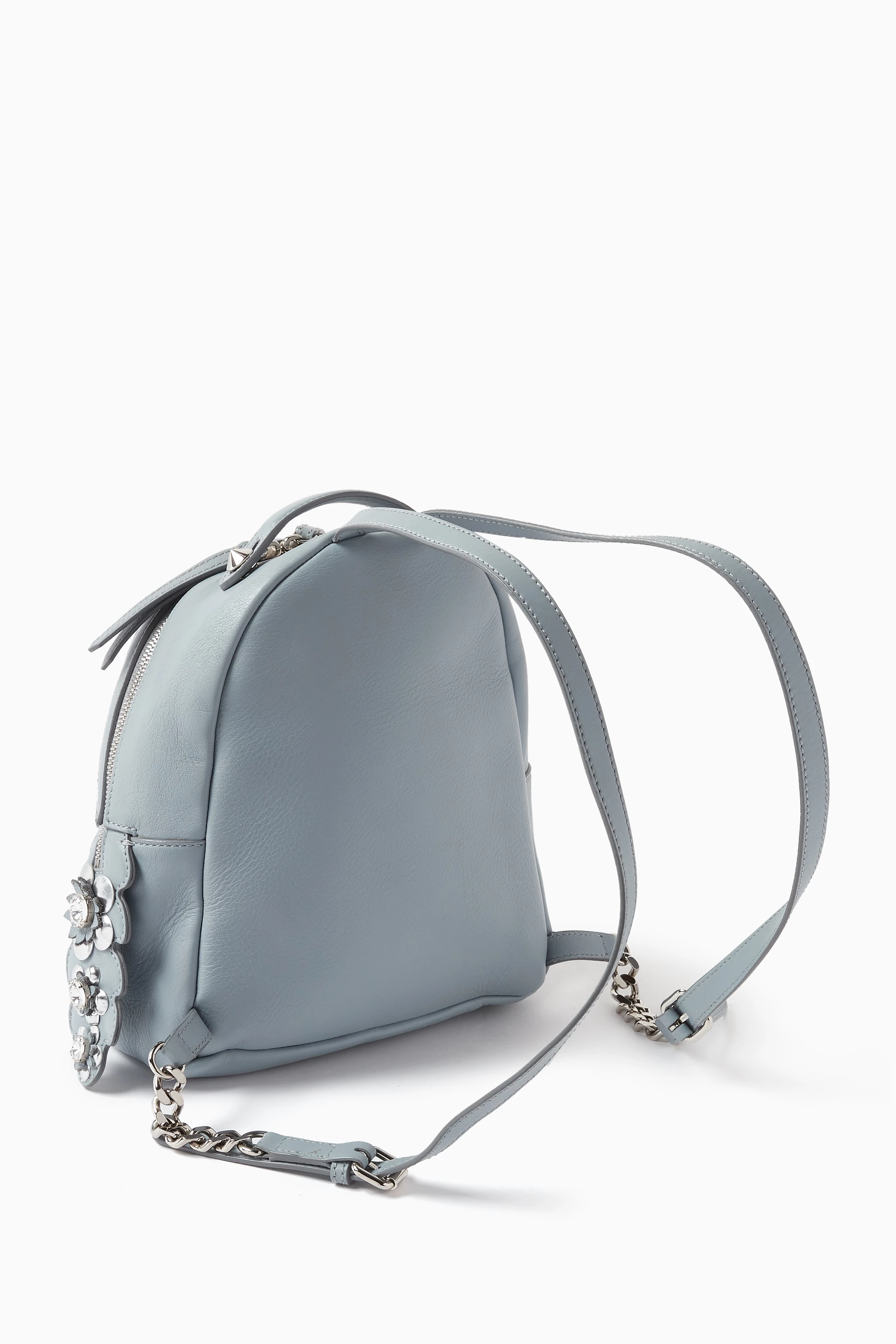 Blue fendi backpack cheap
