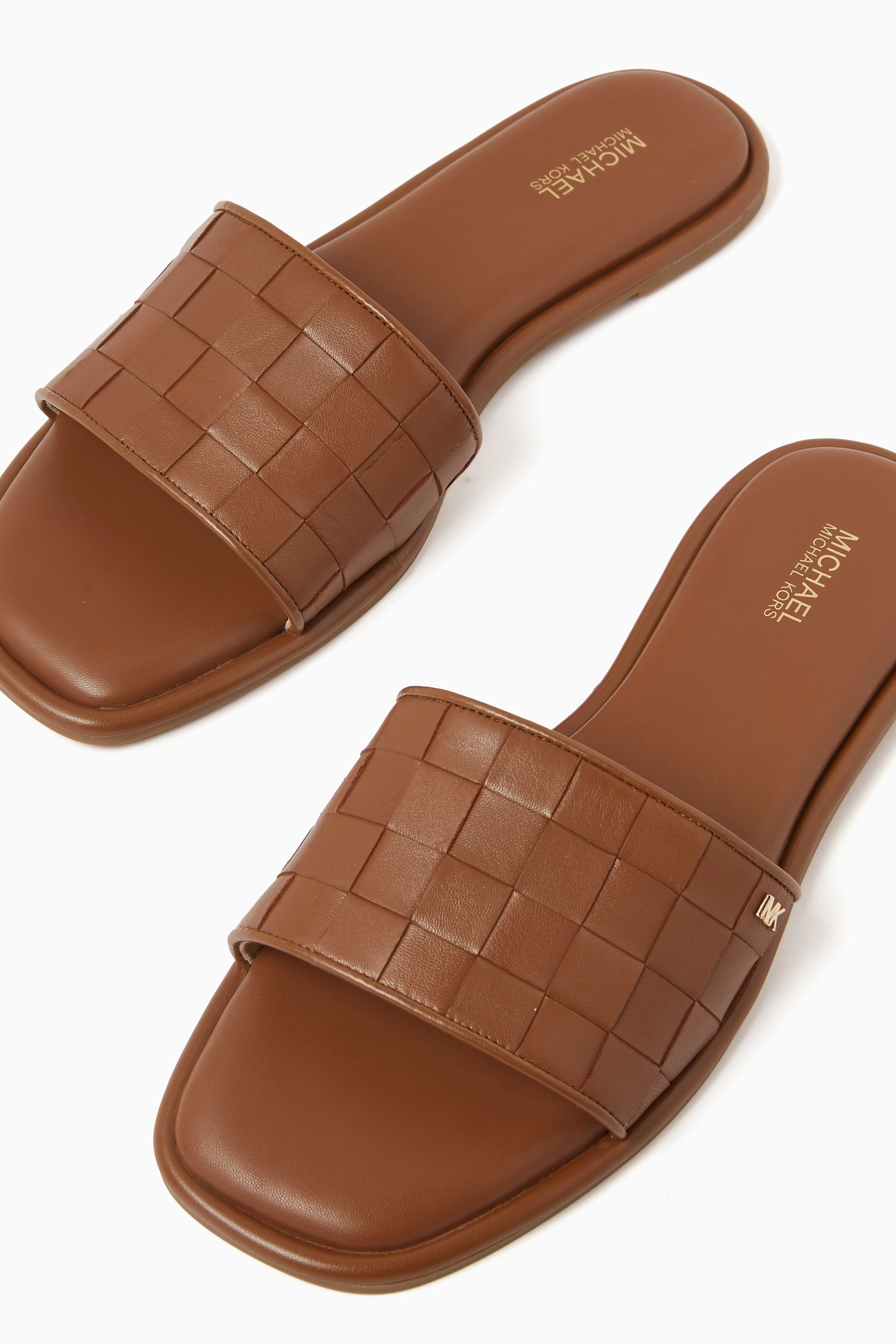 Hayworth Slide Michael Kors Slides Gold Hayworth Michael Kors