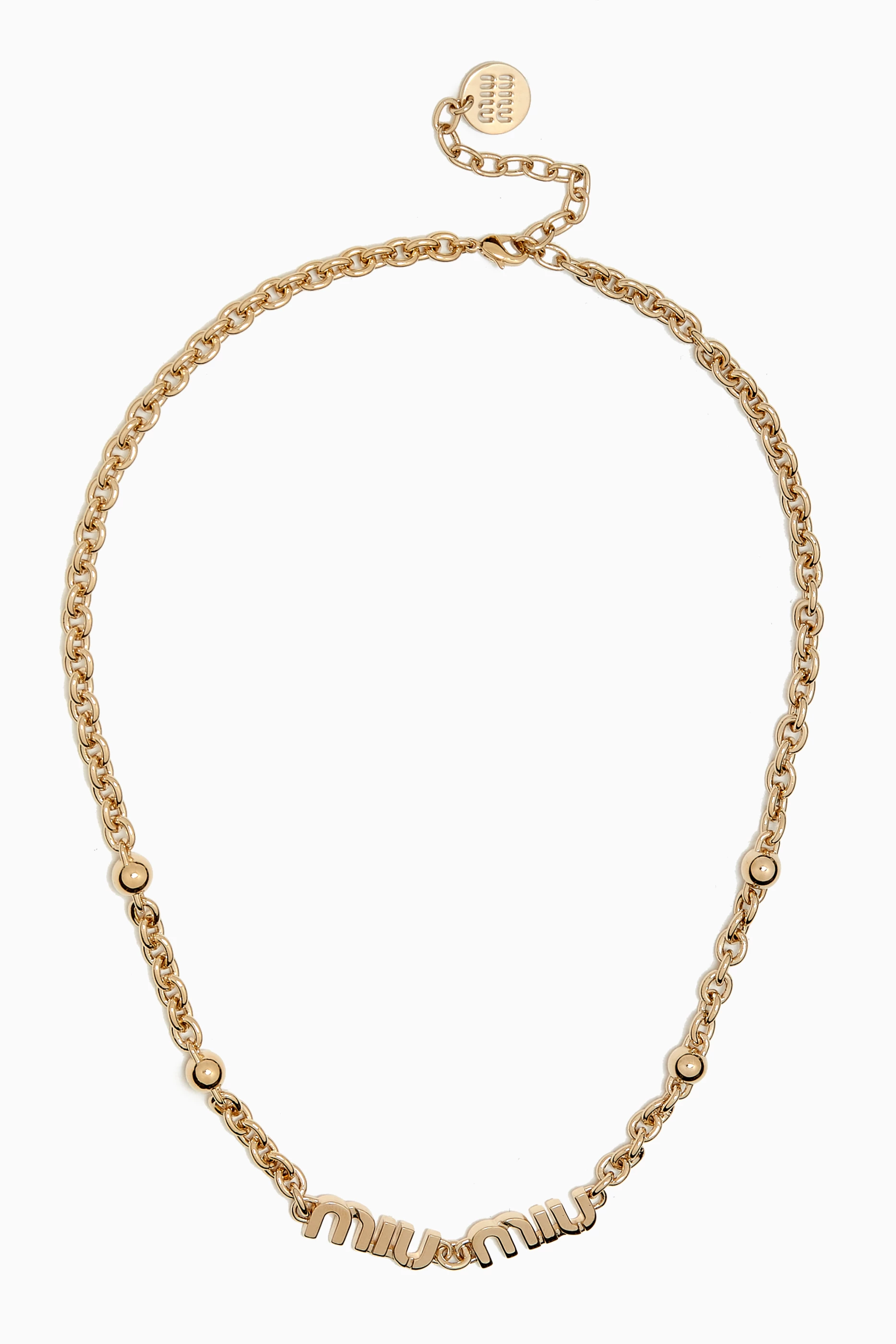 Miu miu necklace best sale