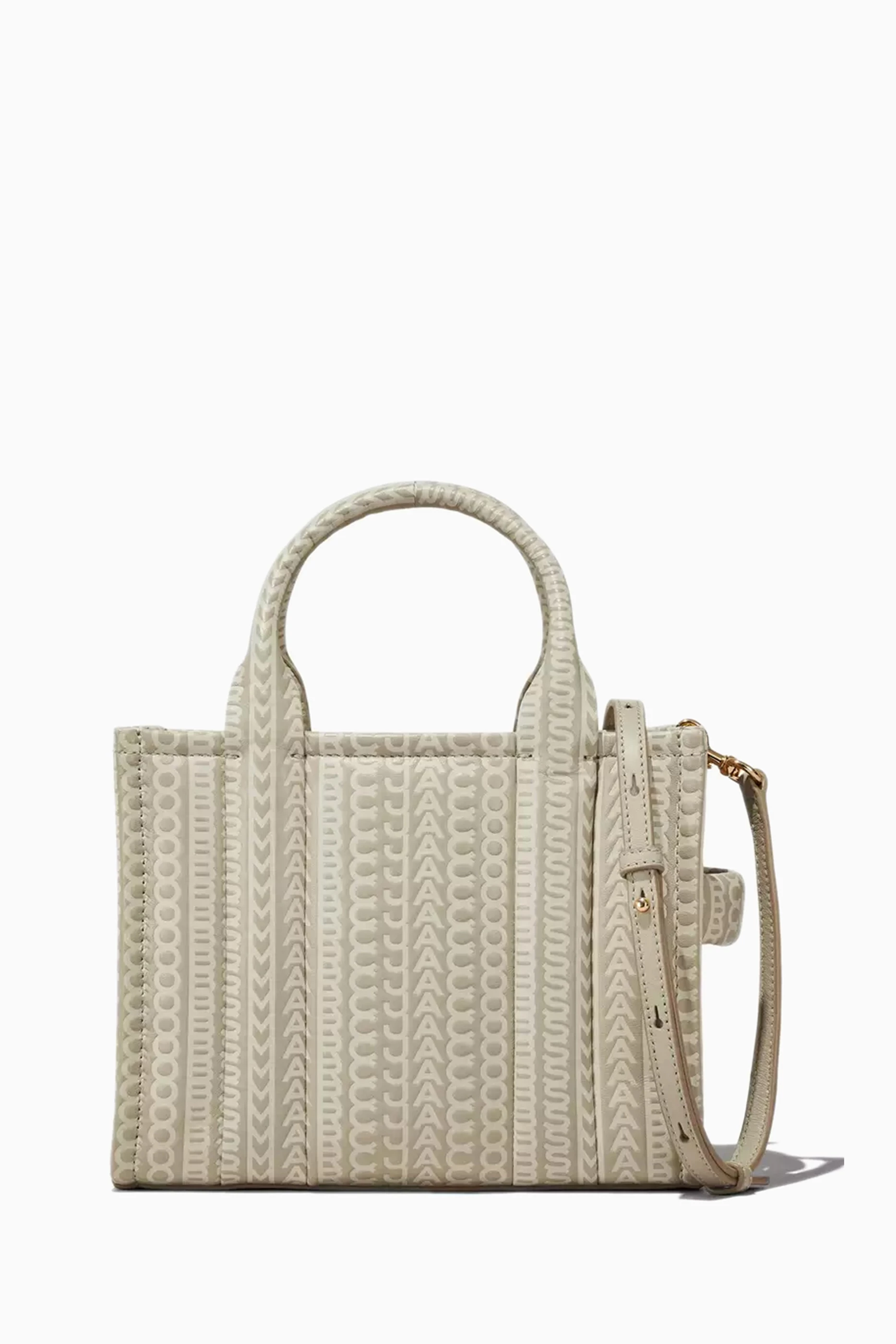 Buy Marc Jacobs Neutral The Small Tote Bag in Monogram Leather For Women Online Ounass UAE