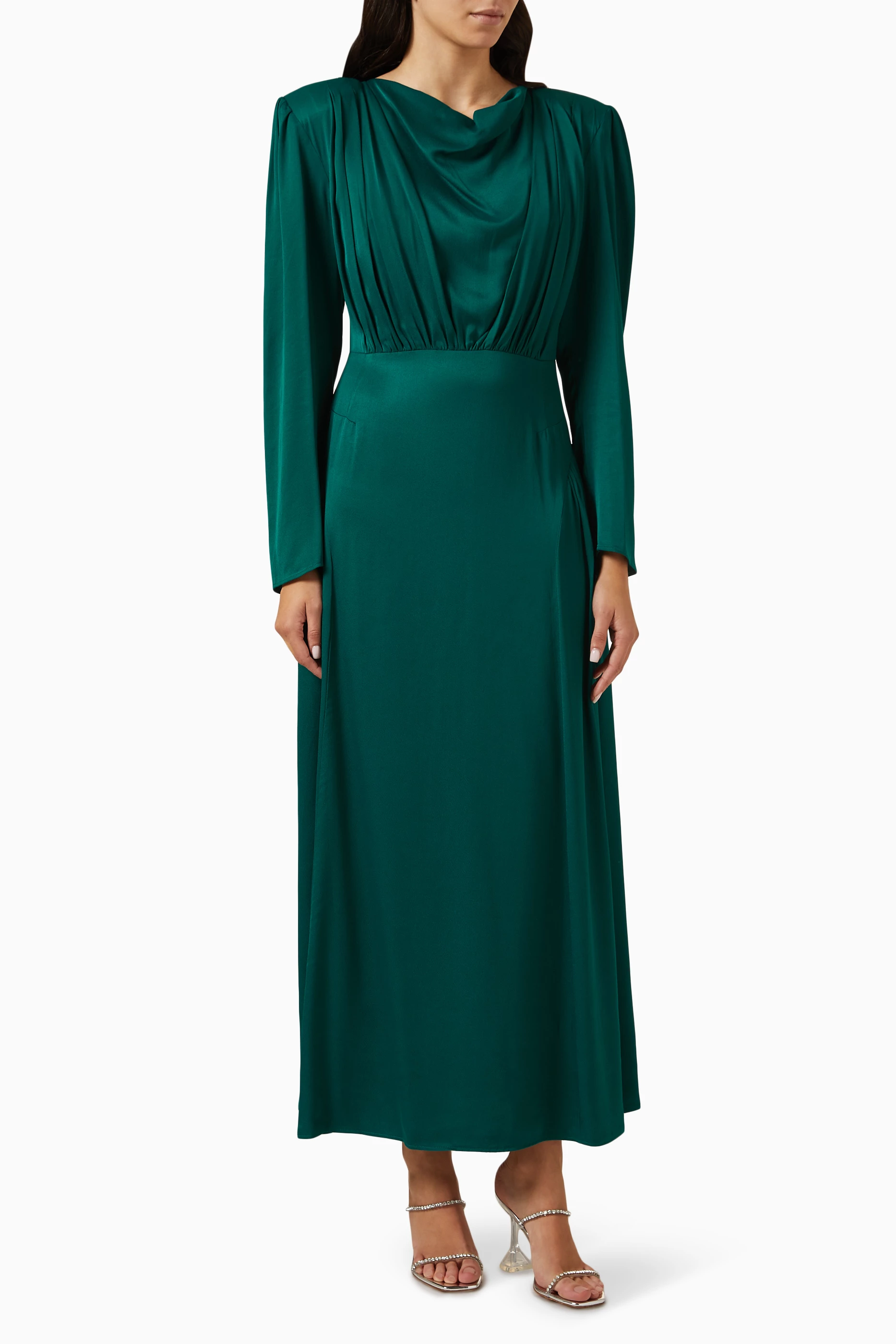 Look at you satin maxi dress outlet