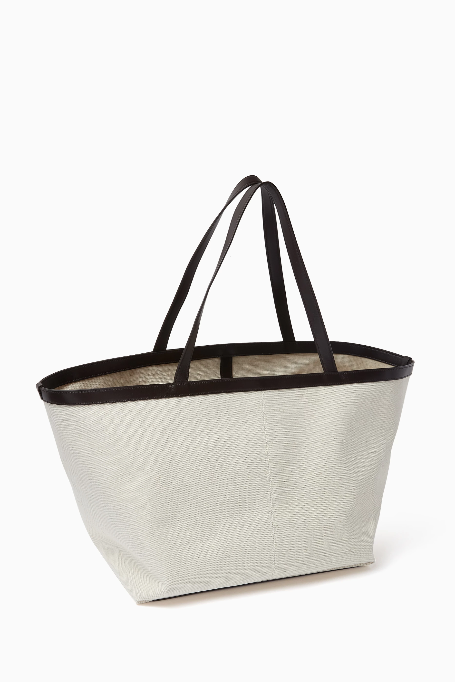 Buy Bottega Veneta Neutral Large Flip Flap Tote Bag in