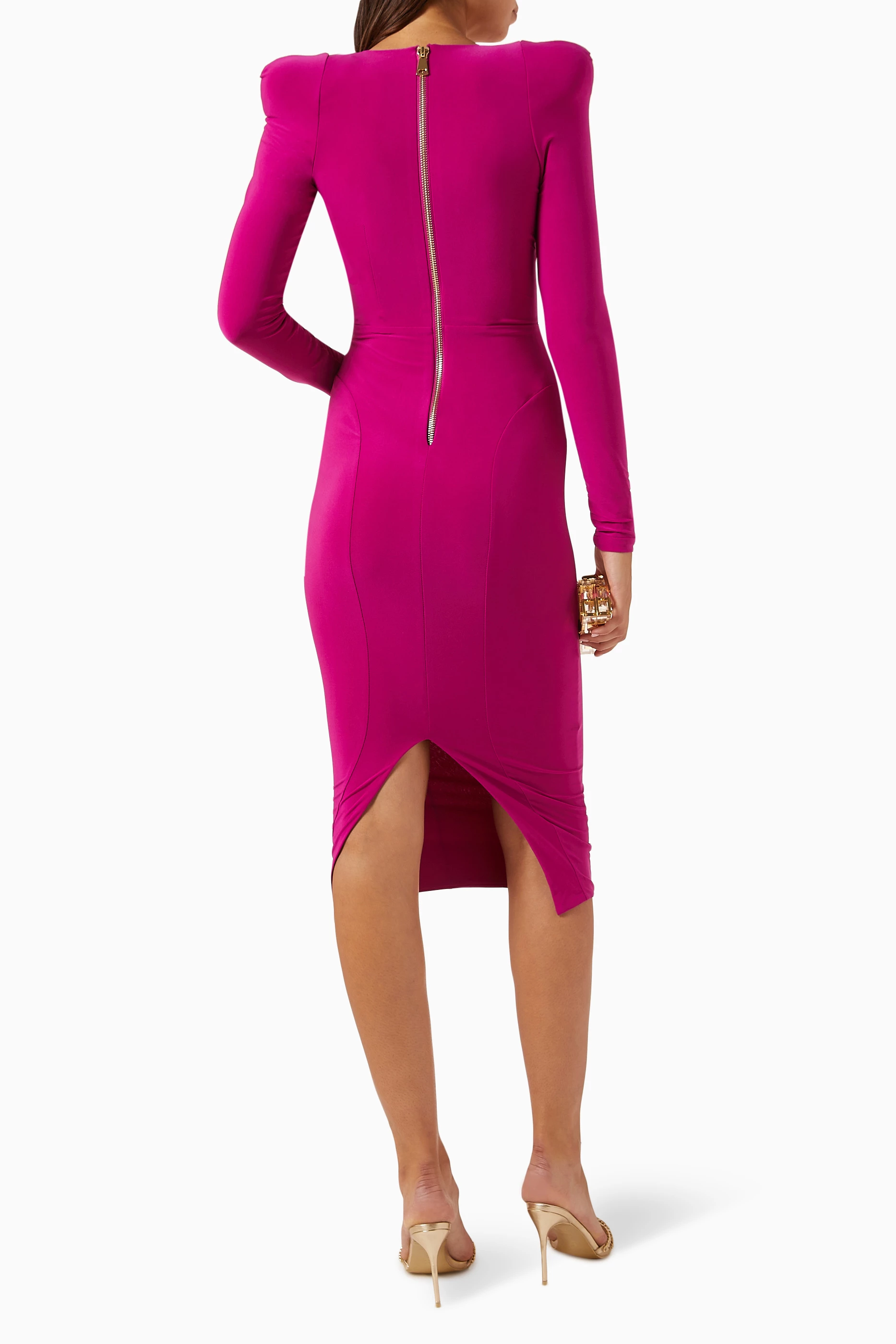 zhivago legacy structured midi dress Zhivago Legacy Velvet Dress in Black