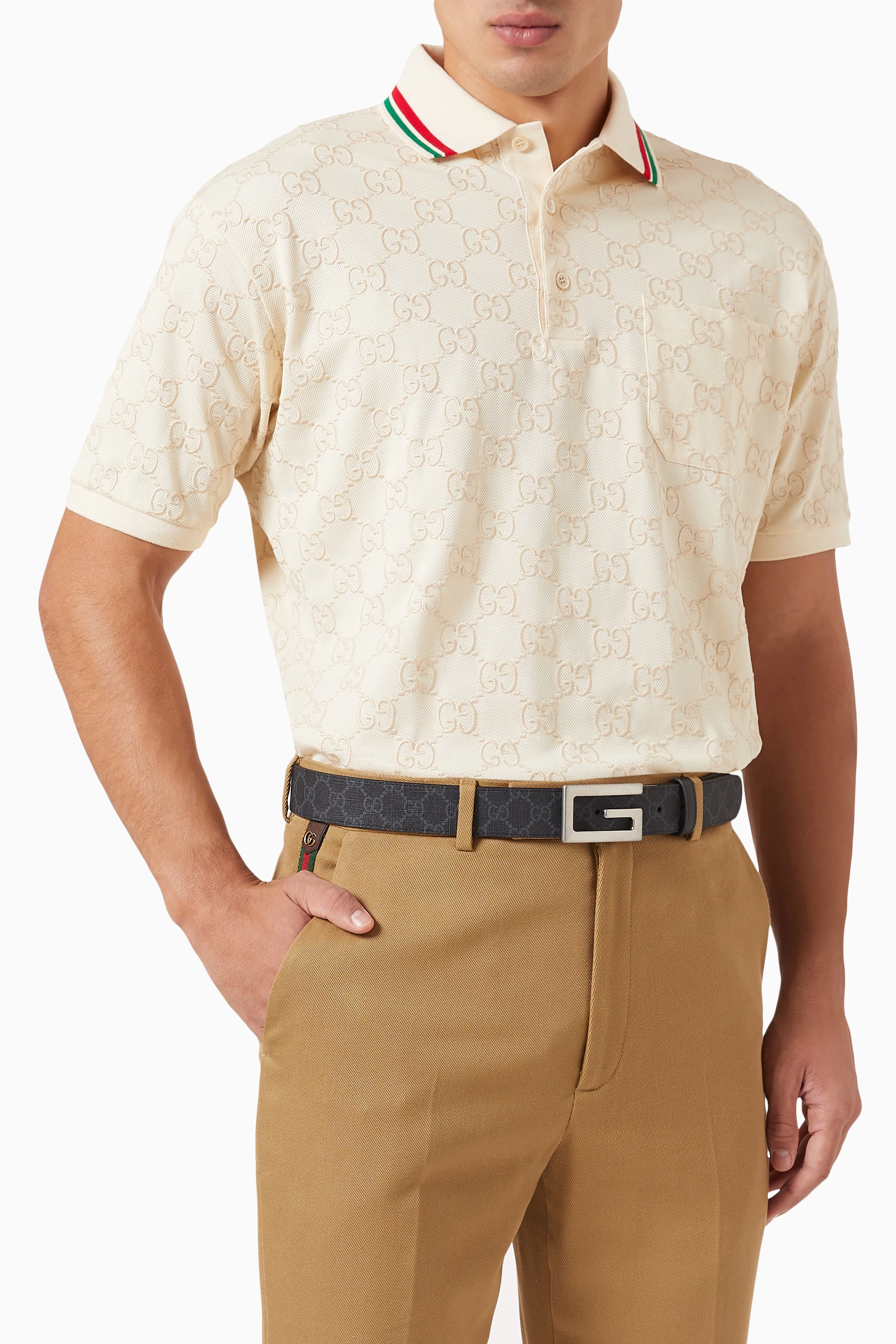 Gucci square g belt clearance